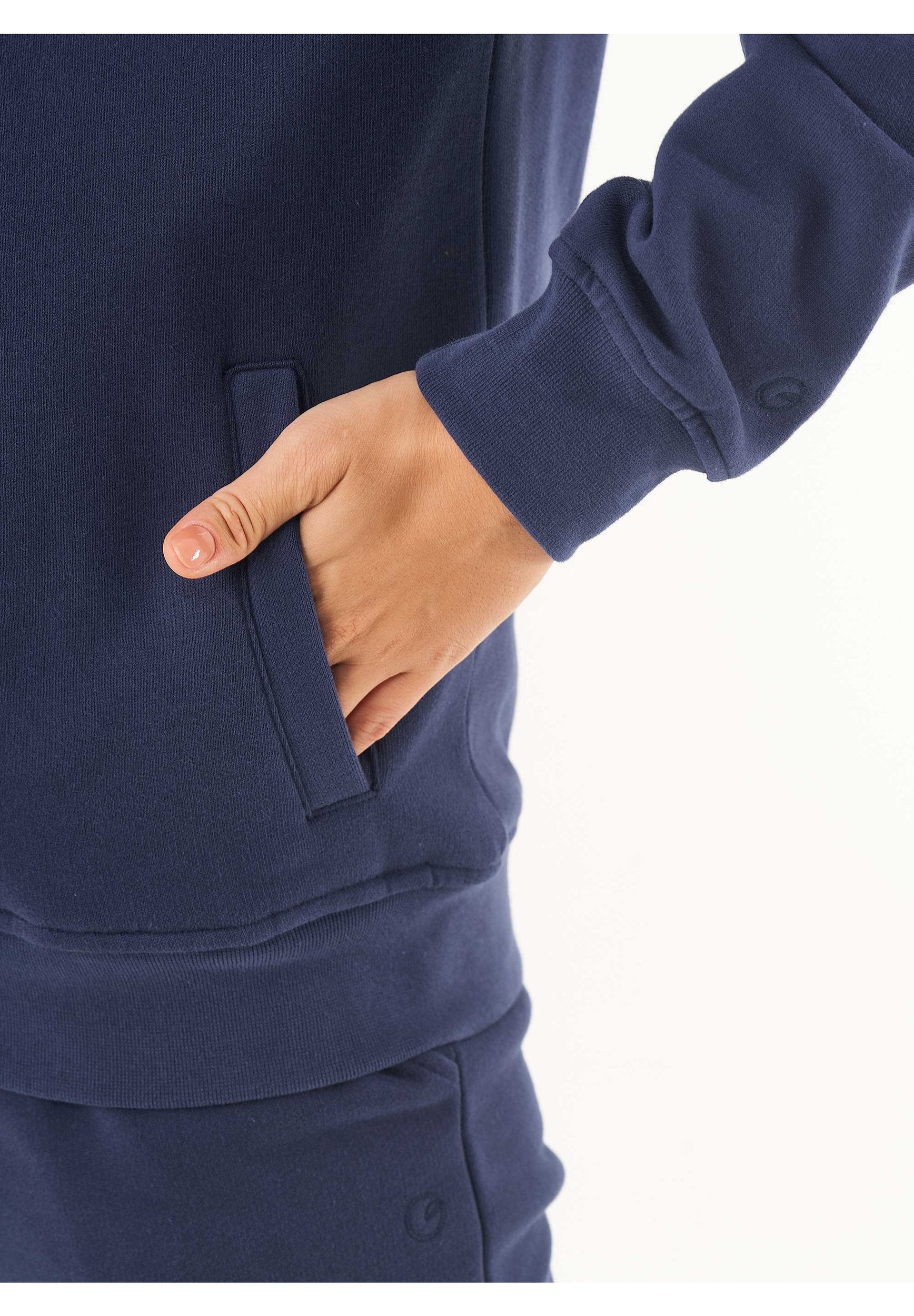 Soft Touch Zip-Hoodie aus Bio-Baumwolle