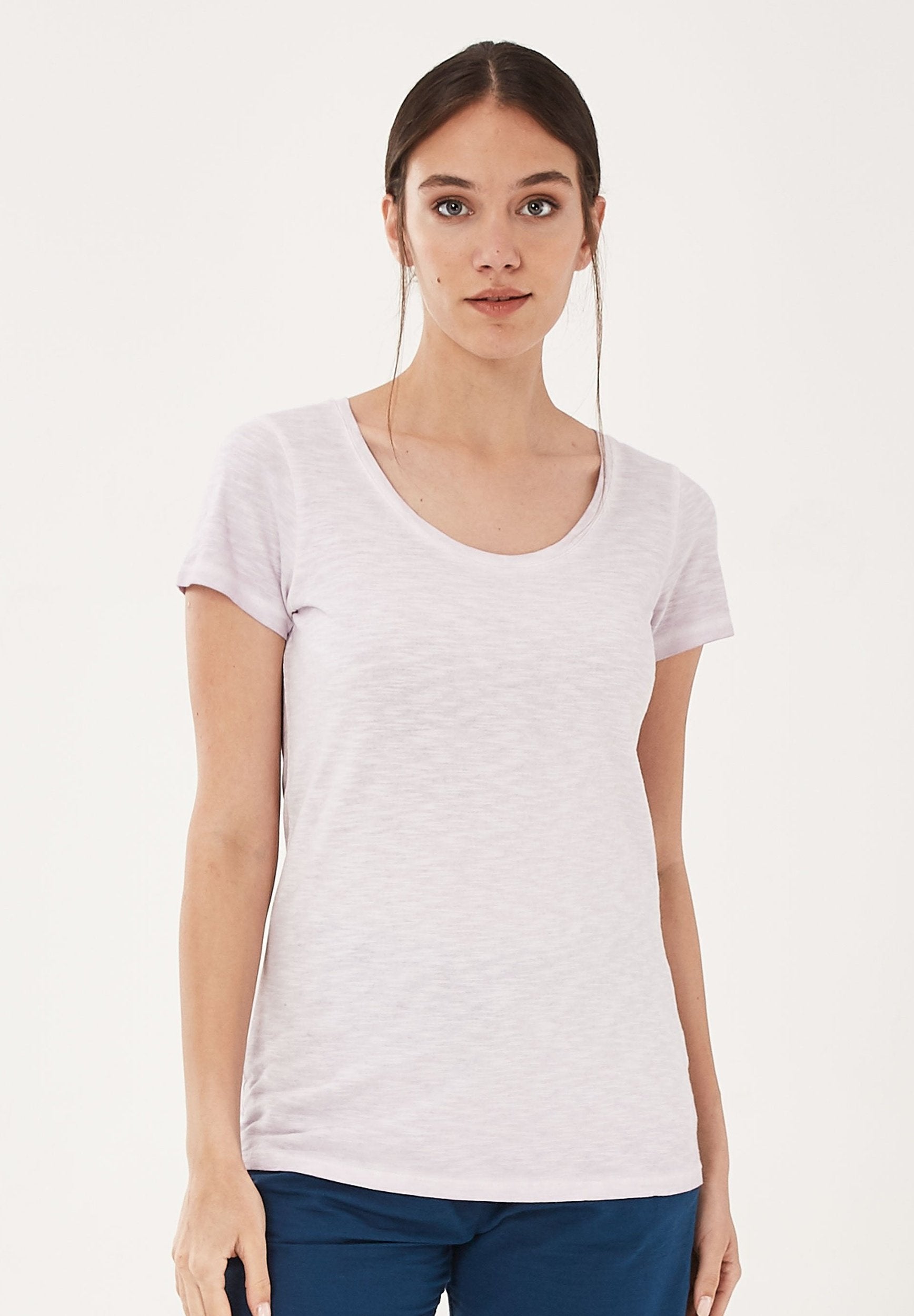 Damen Garment Dyed T-Shirt aus Bio-Baumwolle