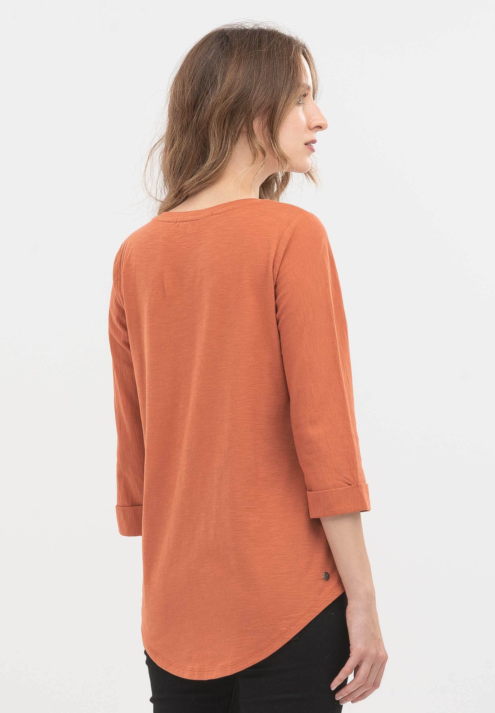 3/4-Arm-Shirt aus Bio-Baumwolle