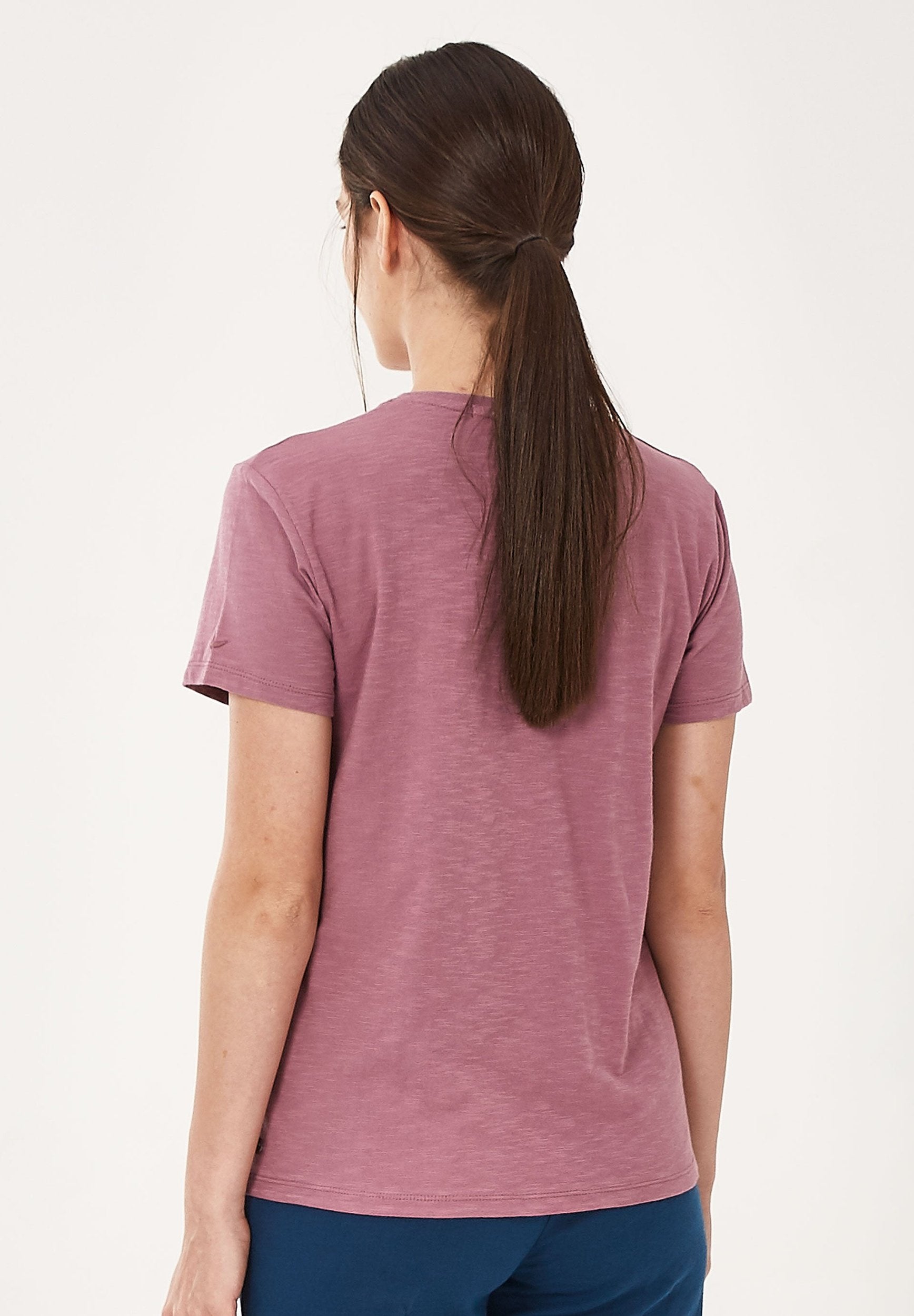 T-Shirt aus Bio-Baumwolle mit Eis-Print