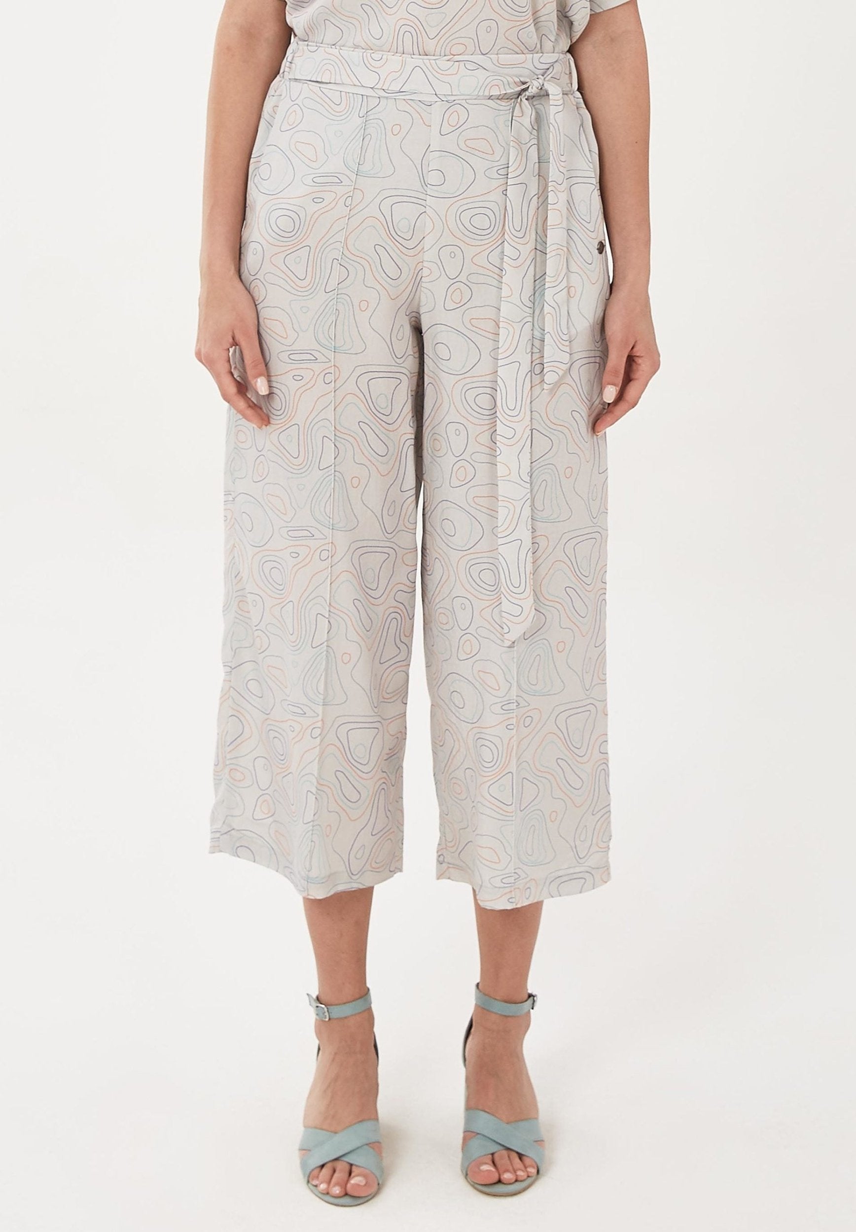 7/8-Hose aus TENCEL™ Lyocell mit Allover-Print | Eco Damenmode