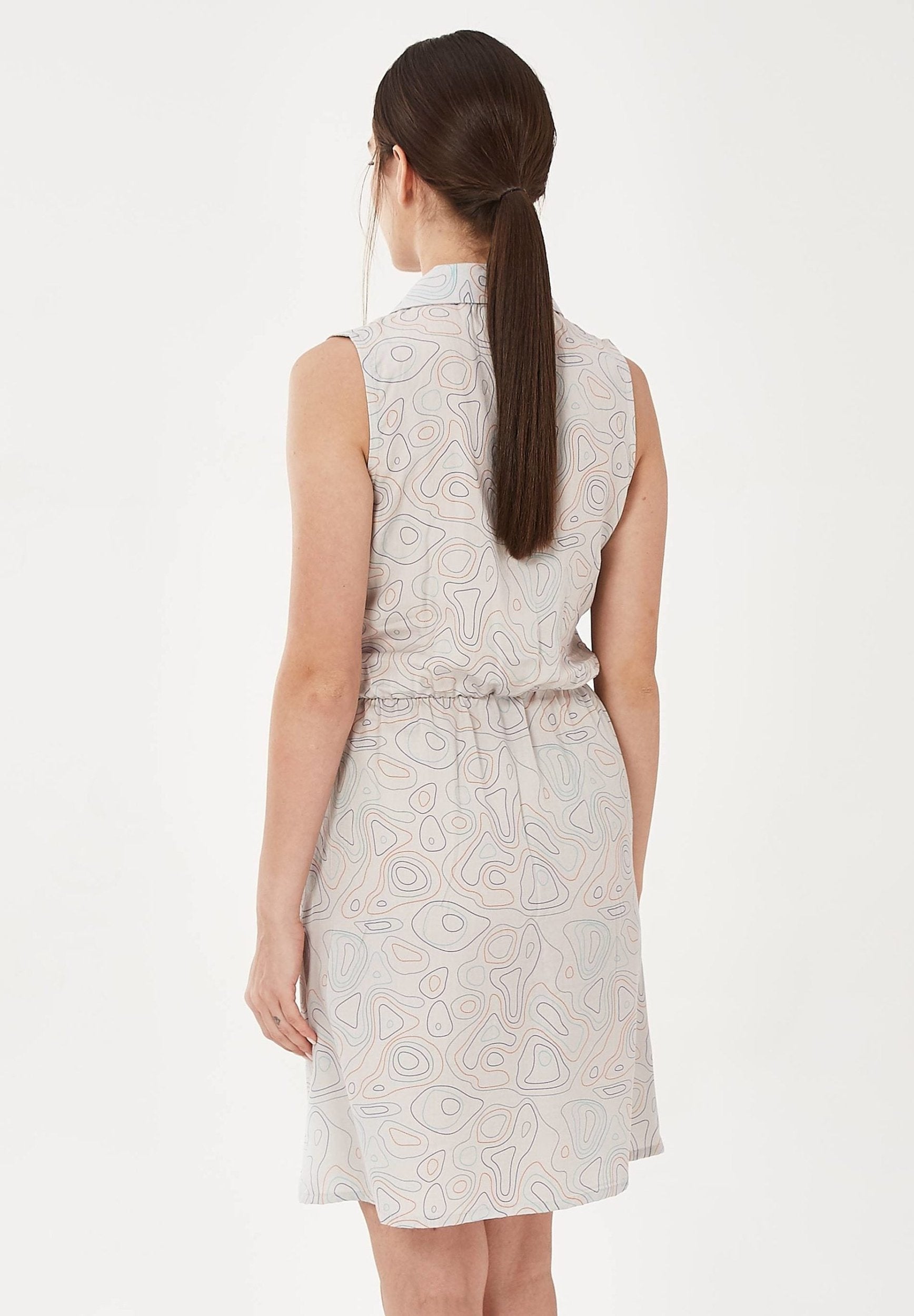 Kleid aus TENCEL™ Lyocell mit Allover-Print