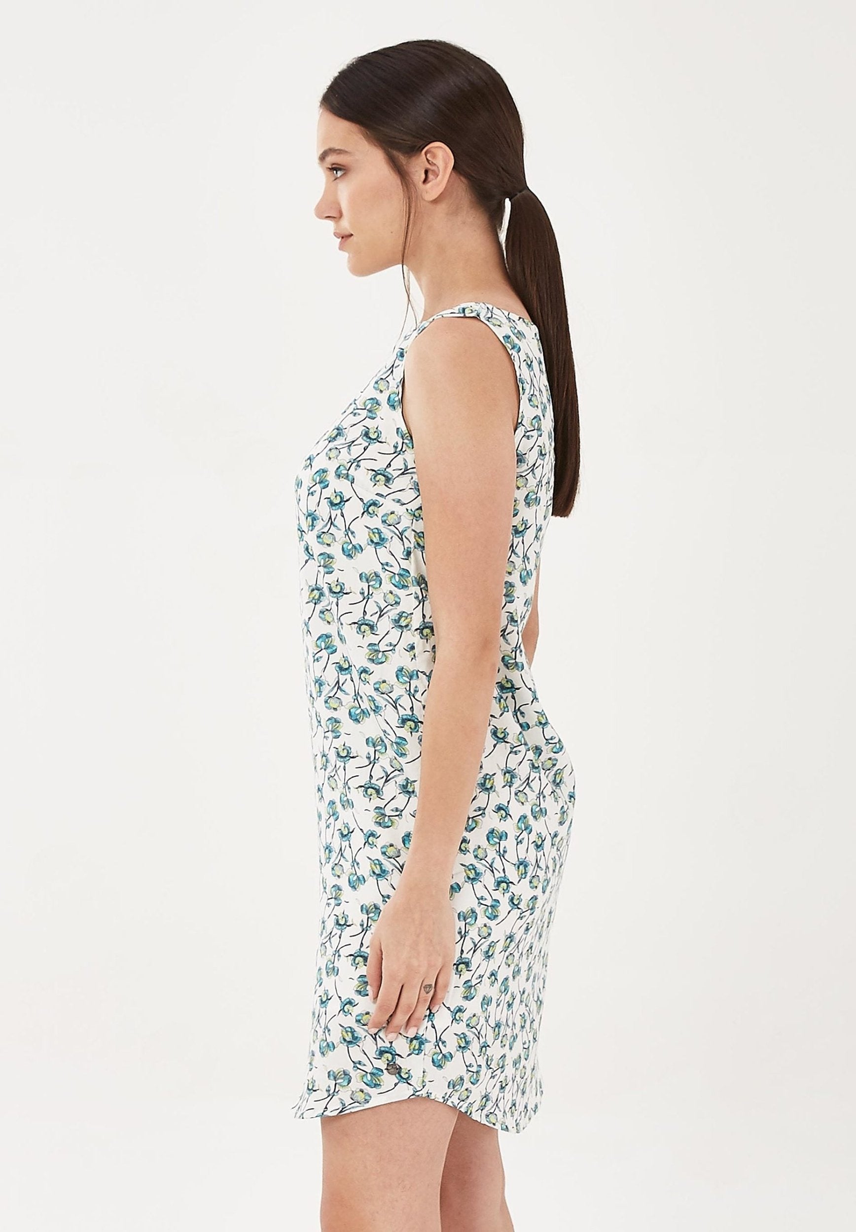 Kleid aus TENCEL™ Lyocell mit Allover-Print