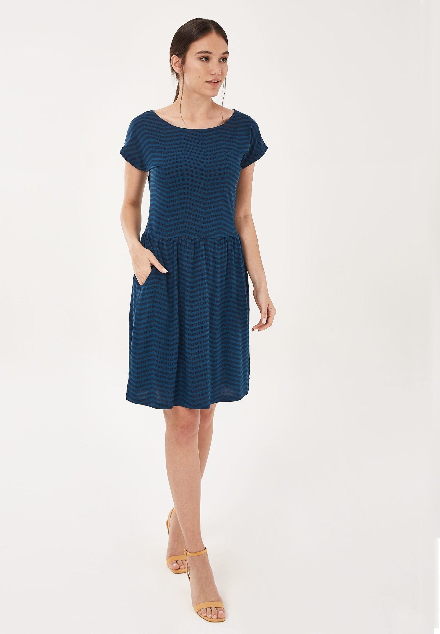 Jerseykleid aus TENCEL™ Lyocell mit Bio-Baumwolle