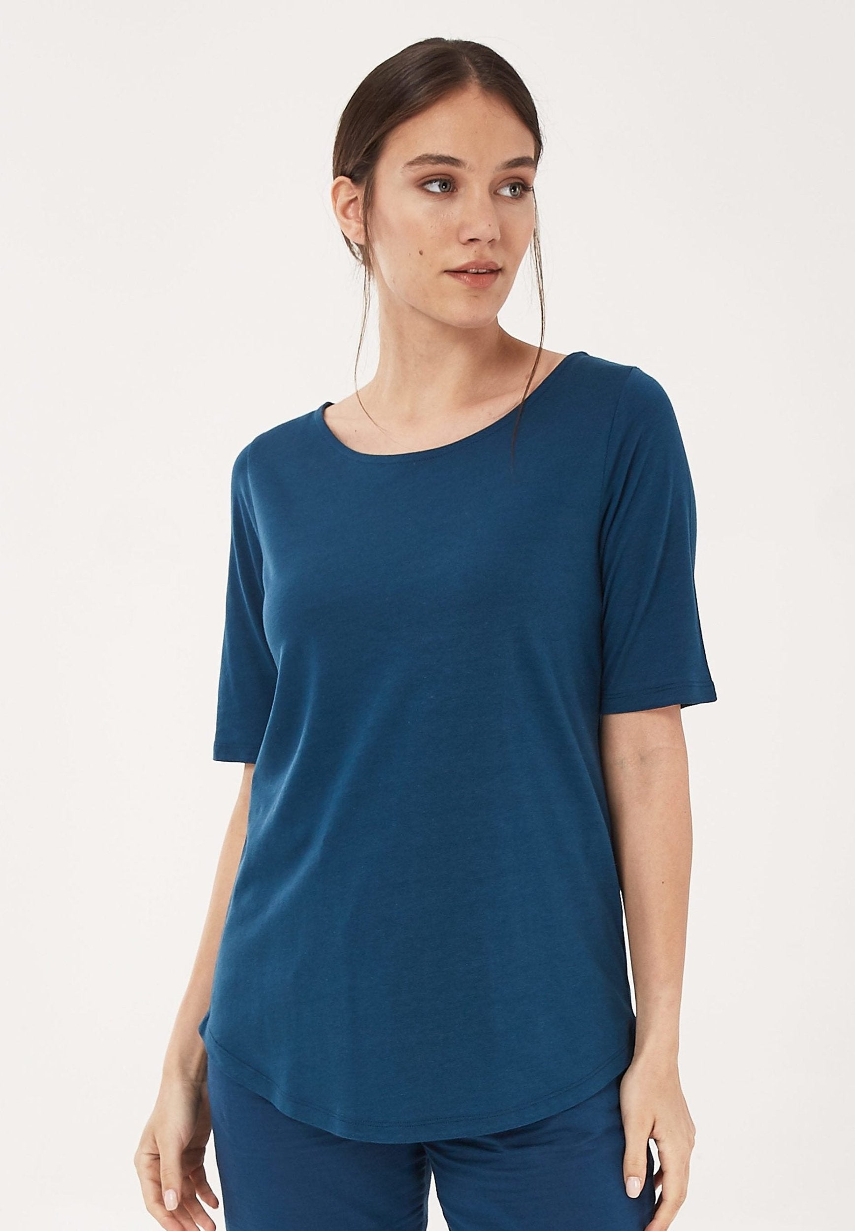 T-Shirt aus TENCEL™ Lyocell-Bio-Baumwolle-Mix | Nachhaltige Mode Damen