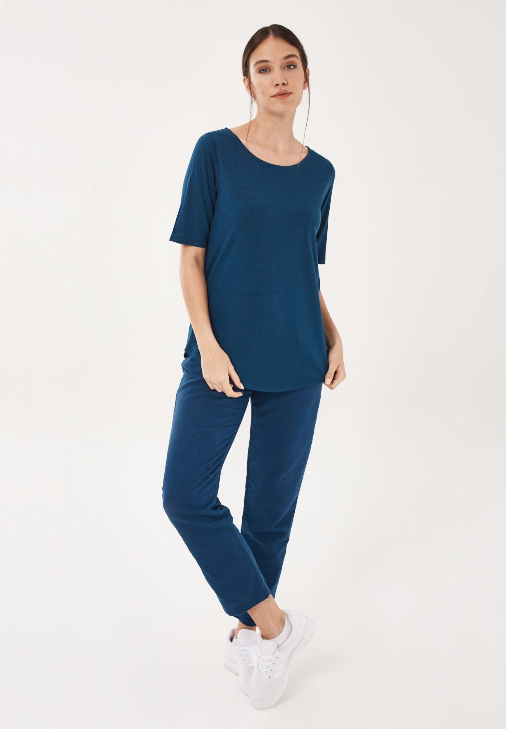 T-Shirt aus TENCEL™ Lyocell-Bio-Baumwolle-Mix