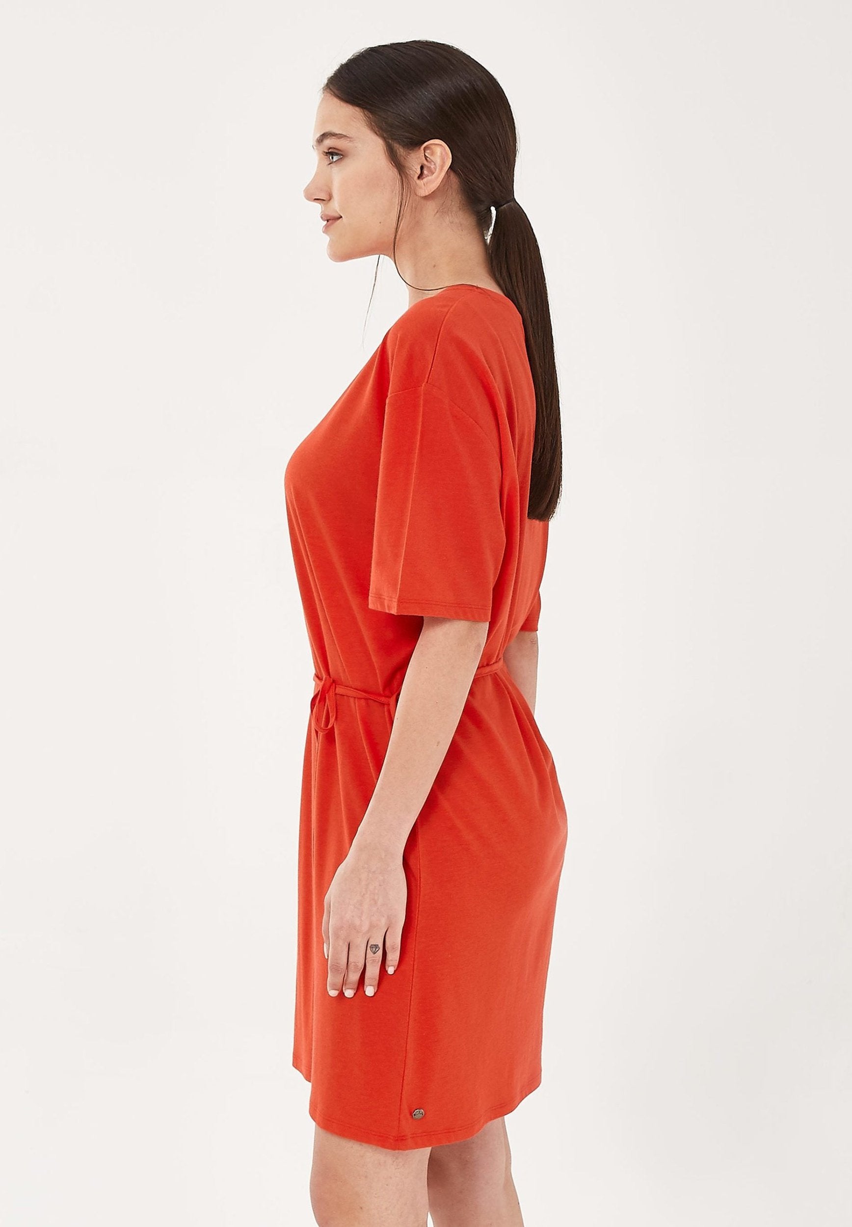 Jerseykleid aus TENCEL™ Lyocell mit Bio-Baumwolle