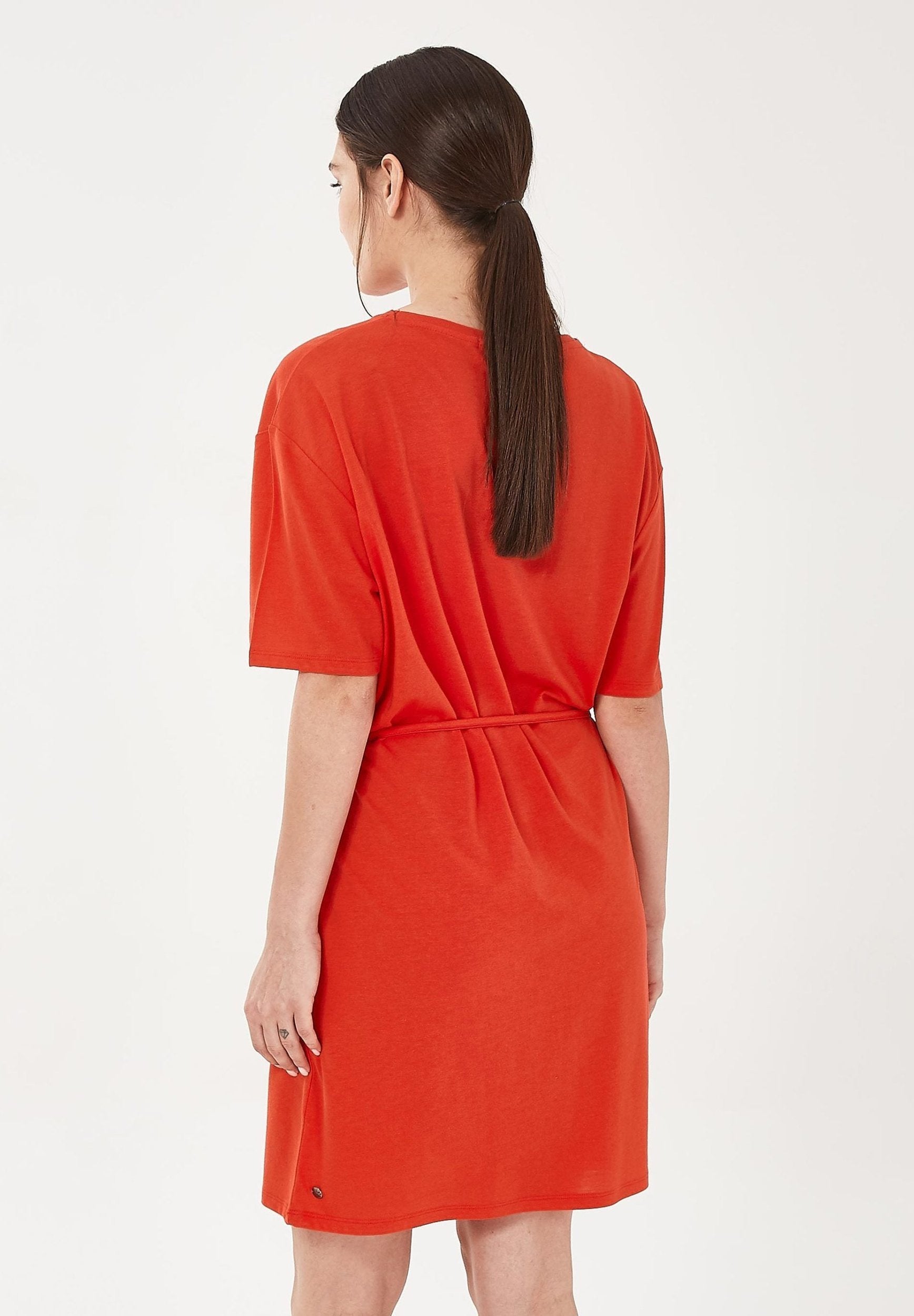 Jerseykleid aus TENCEL™ Lyocell mit Bio-Baumwolle