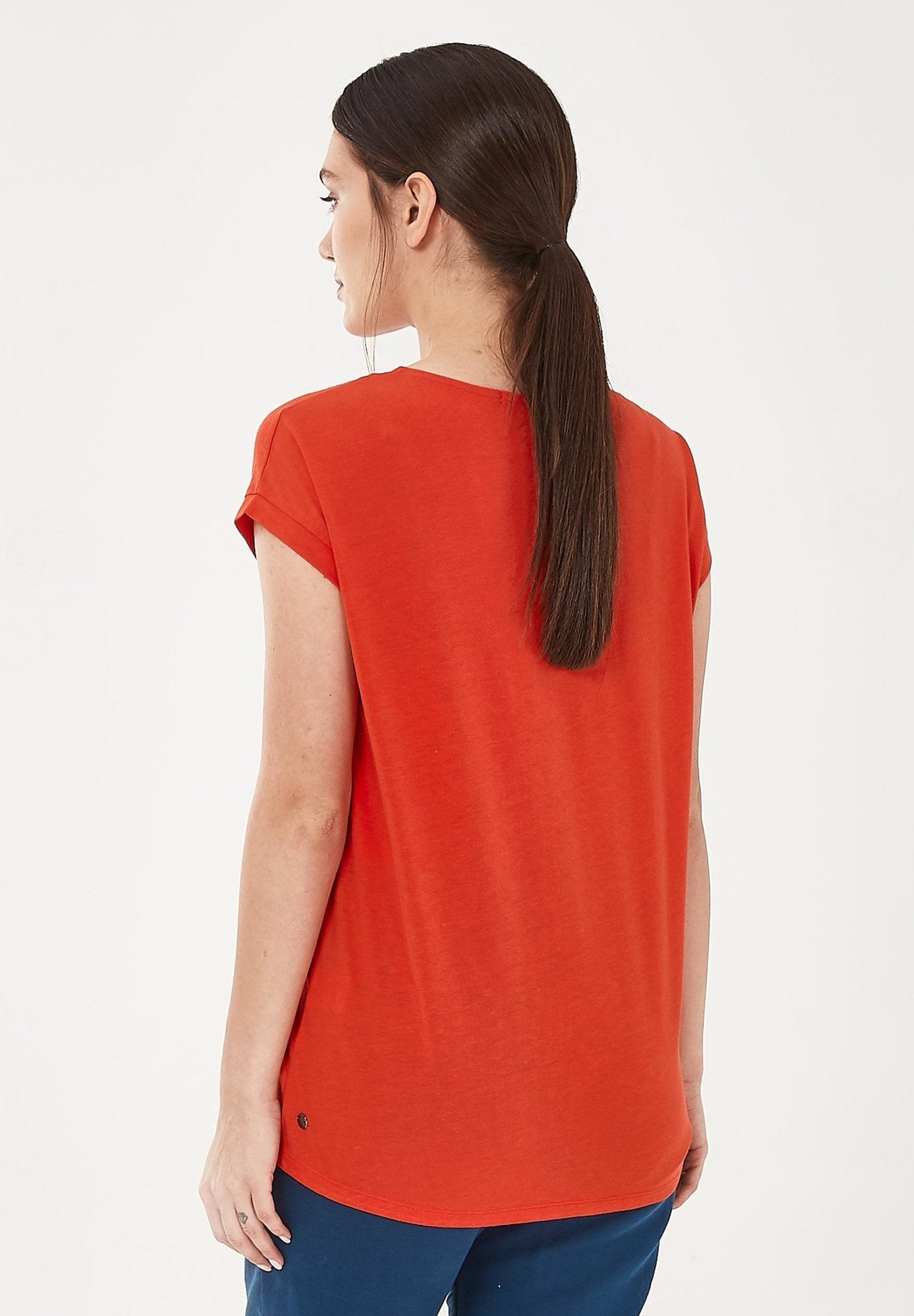 T-Shirt aus TENCEL™ Lyocell- Bio-Baumwolle-Mix