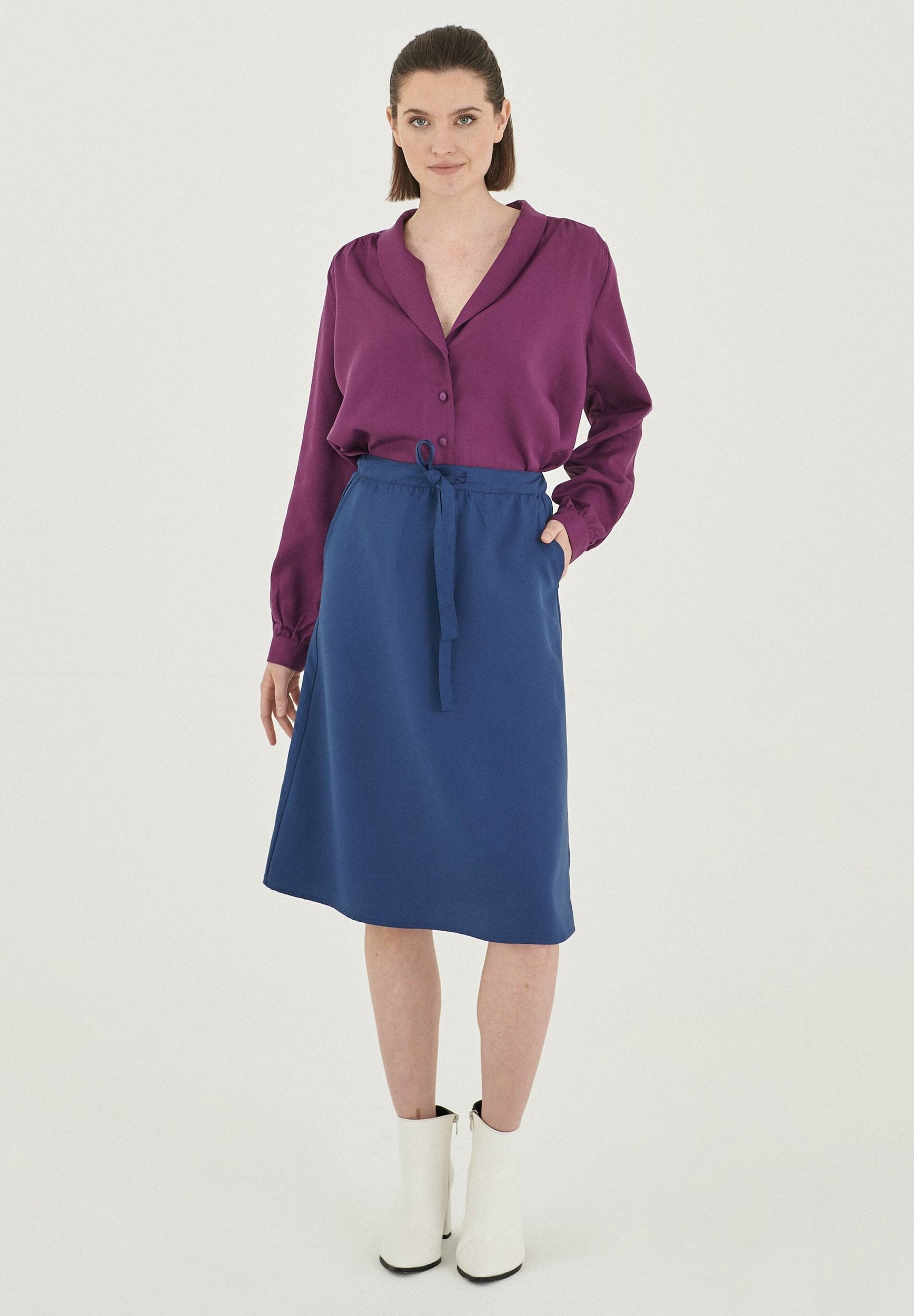 Midi-Rock aus TENCEL™ Lyocell
