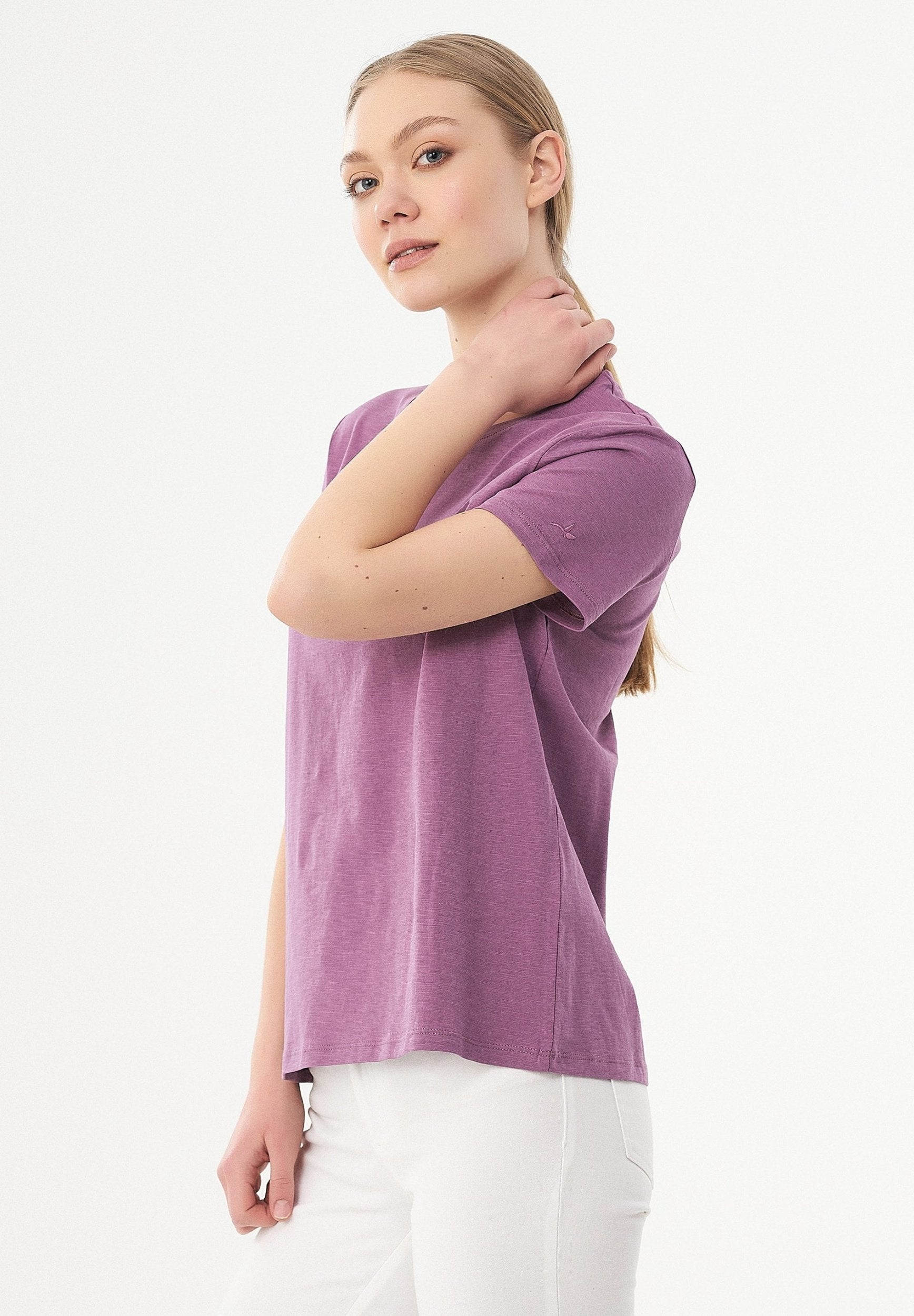 Basic T-Shirt aus Bio-Baumwolle
