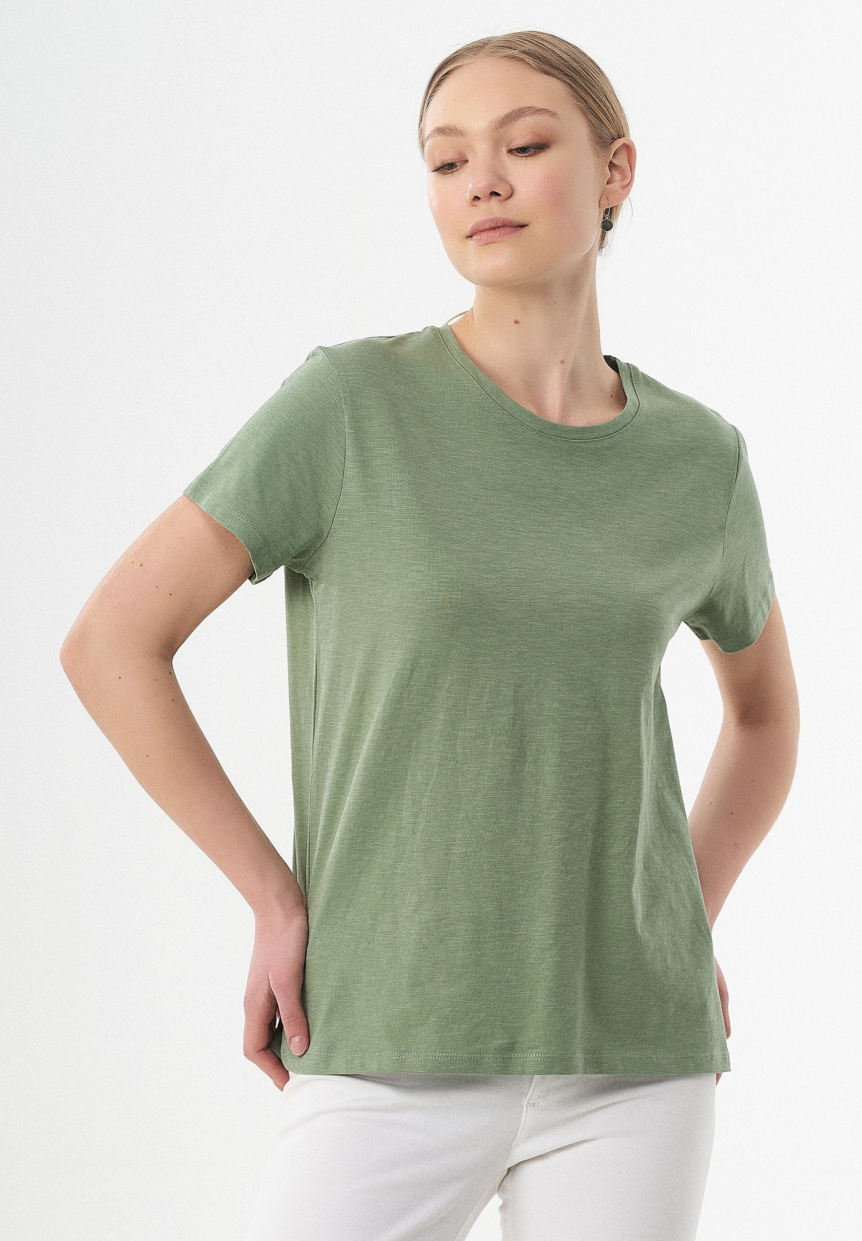 Basic T-Shirt aus Bio-Baumwolle