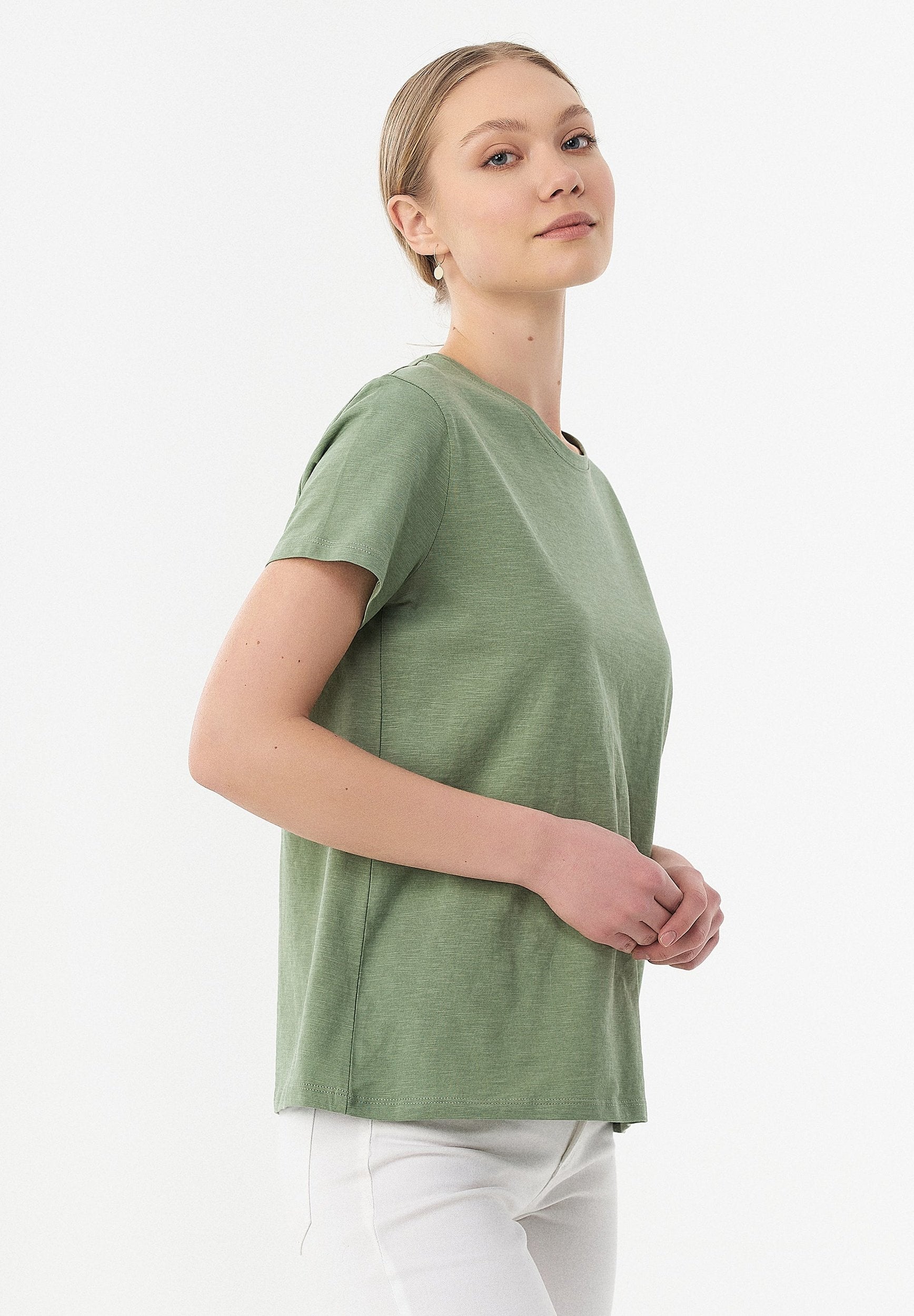 Basic T-Shirt aus Bio-Baumwolle