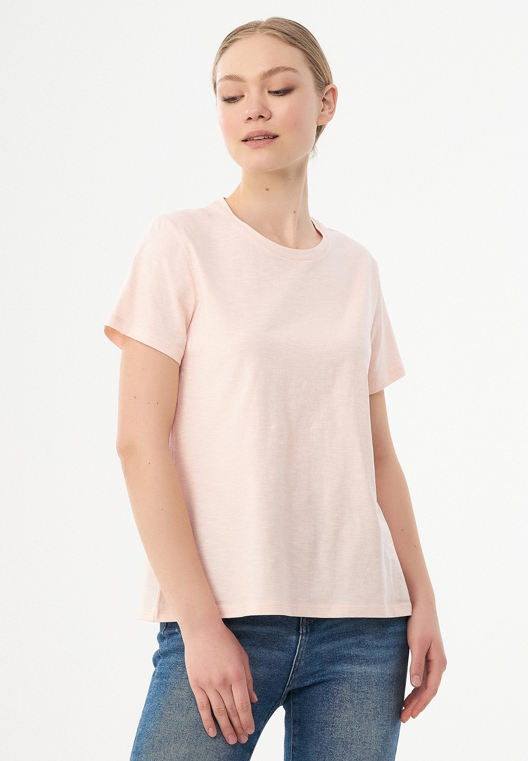 Basic T-Shirt aus Bio-Baumwolle