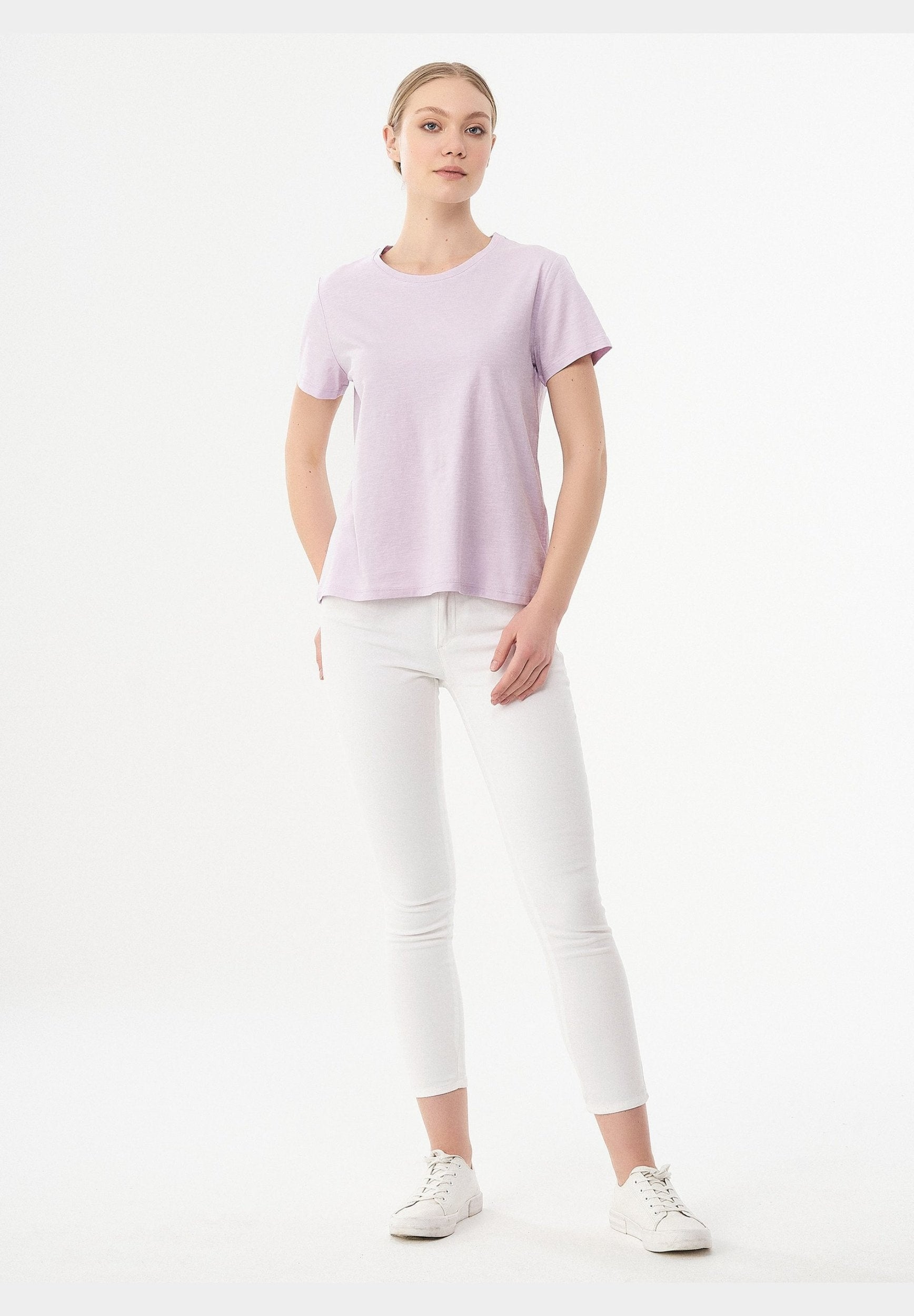 Basic T-Shirt aus Bio-Baumwolle
