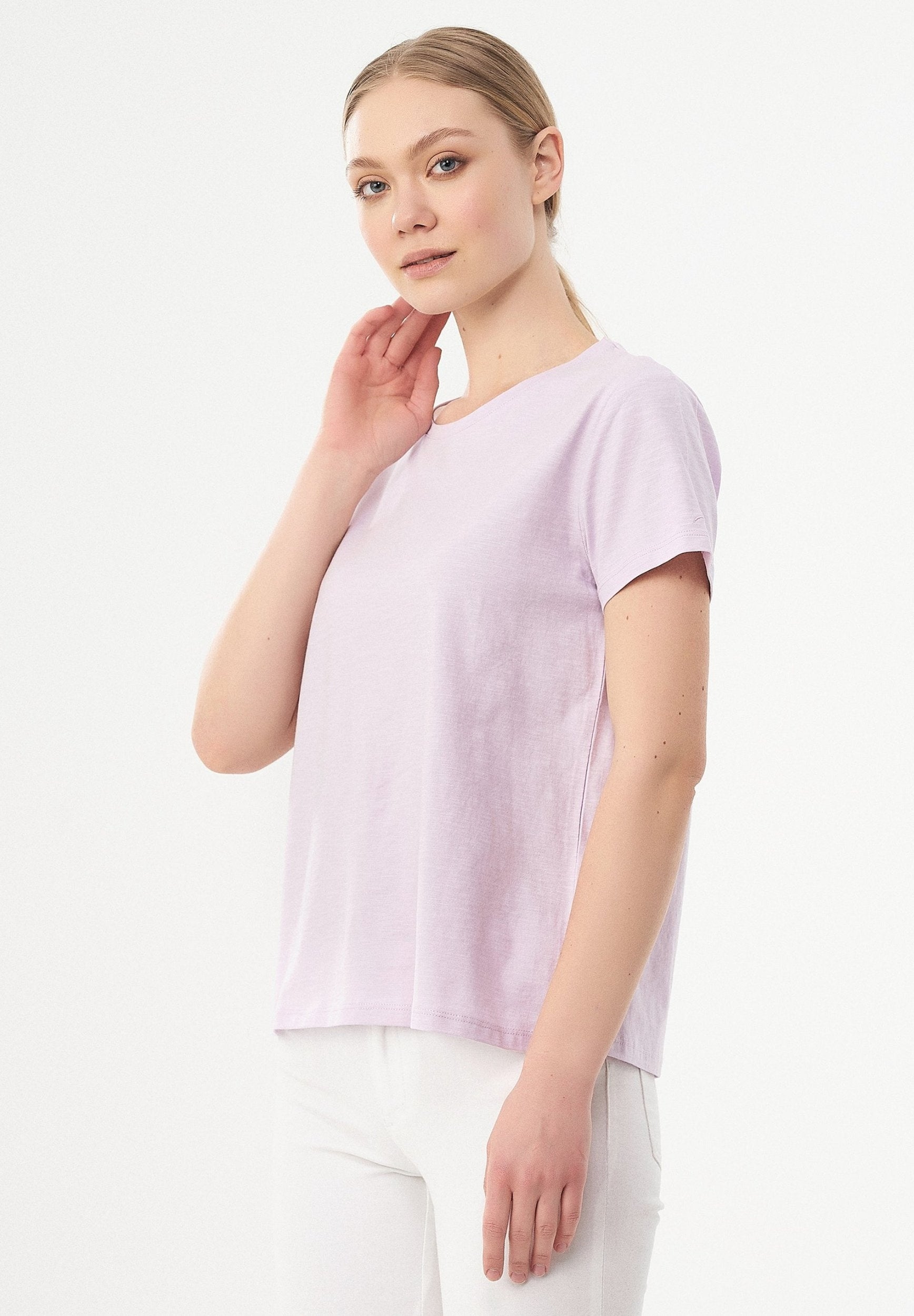 Basic T-Shirt aus Bio-Baumwolle