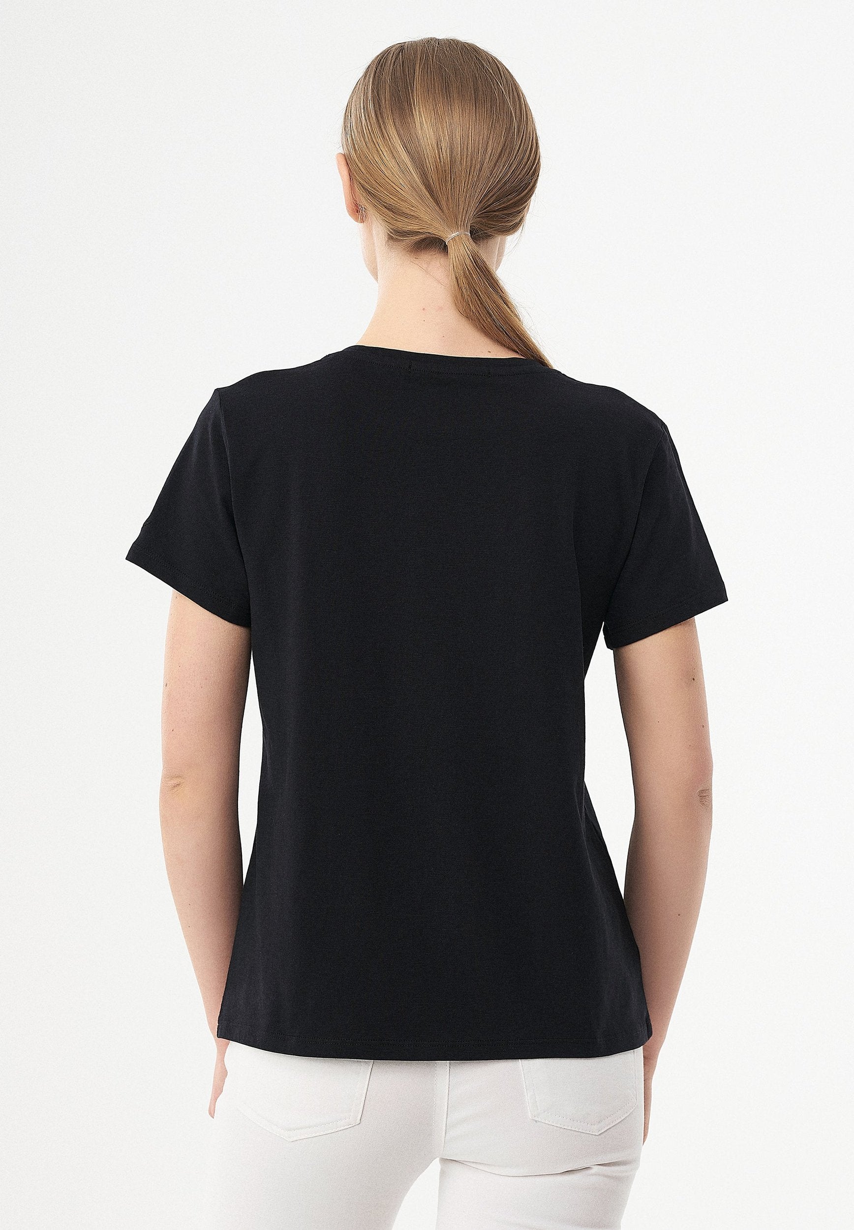T-Shirt aus Bio-Baumwolle mit Print