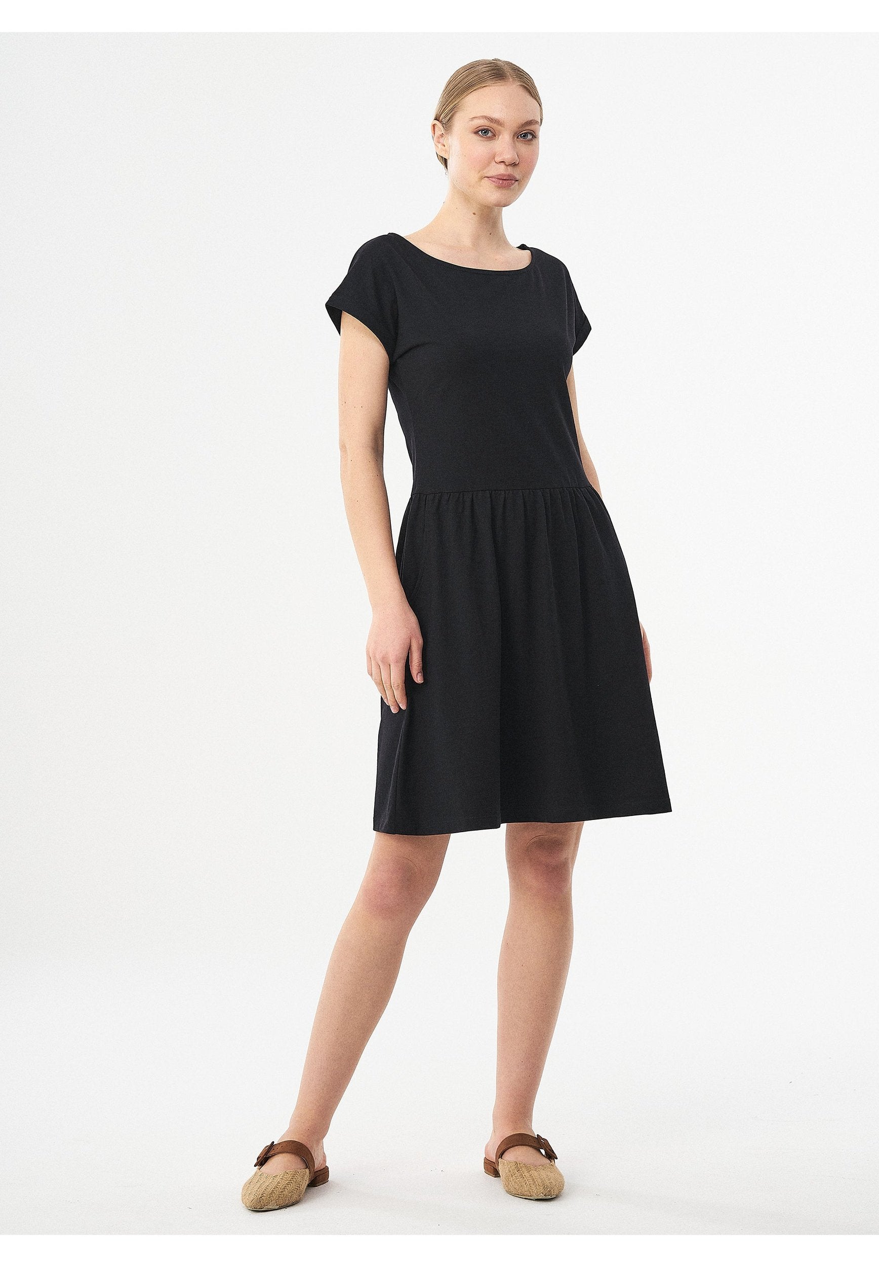 Slub-Jersey-Kleid aus Bio-Baumwolle