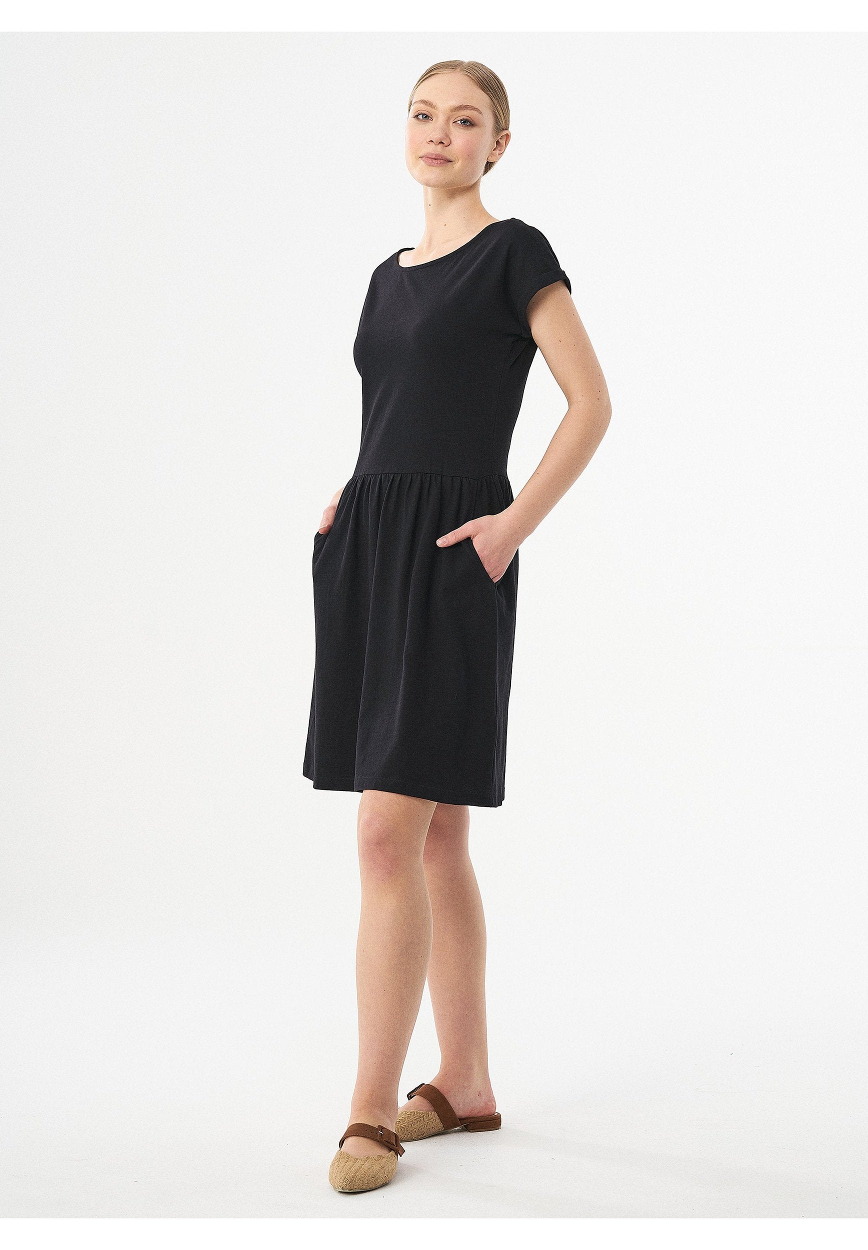 Slub-Jersey-Kleid aus Bio-Baumwolle