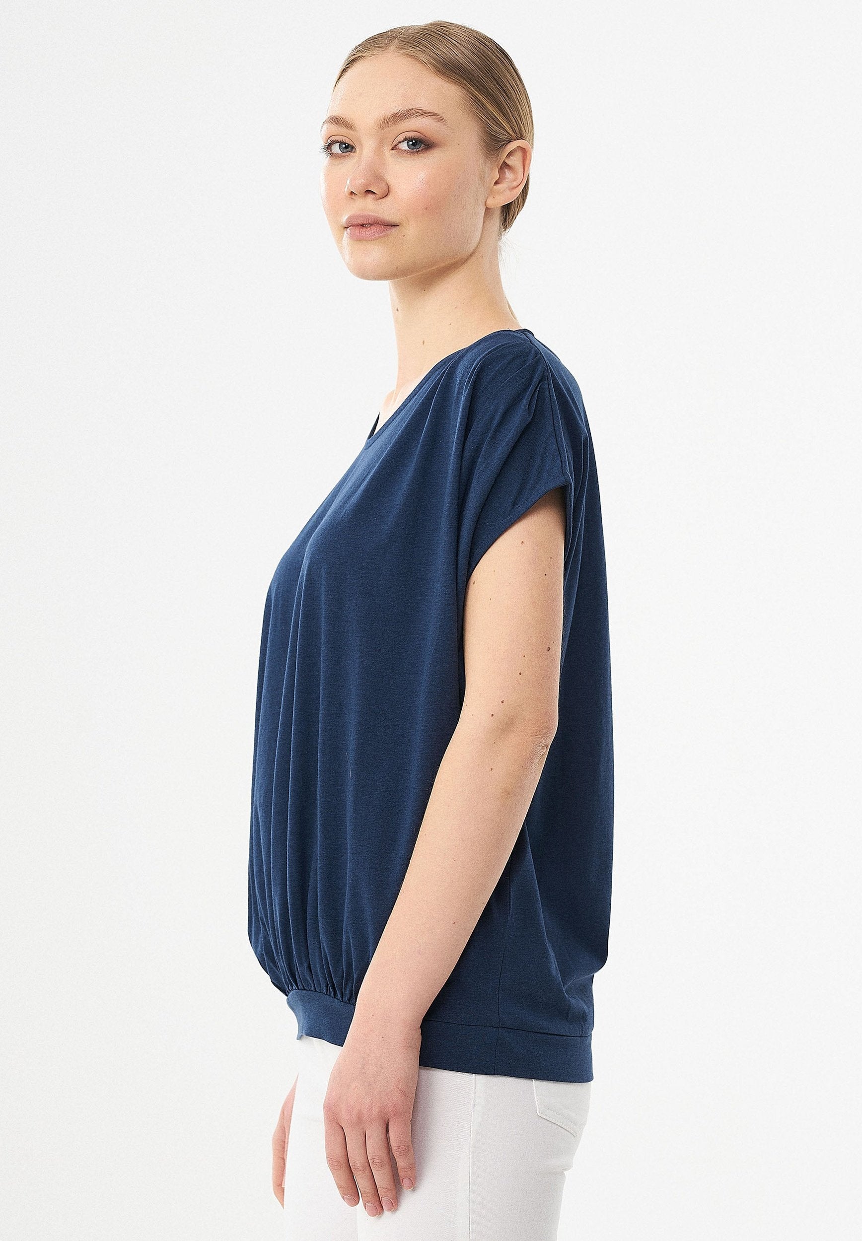 T-Shirt aus TENCEL™ Lyocell und Bio-Baumwolle