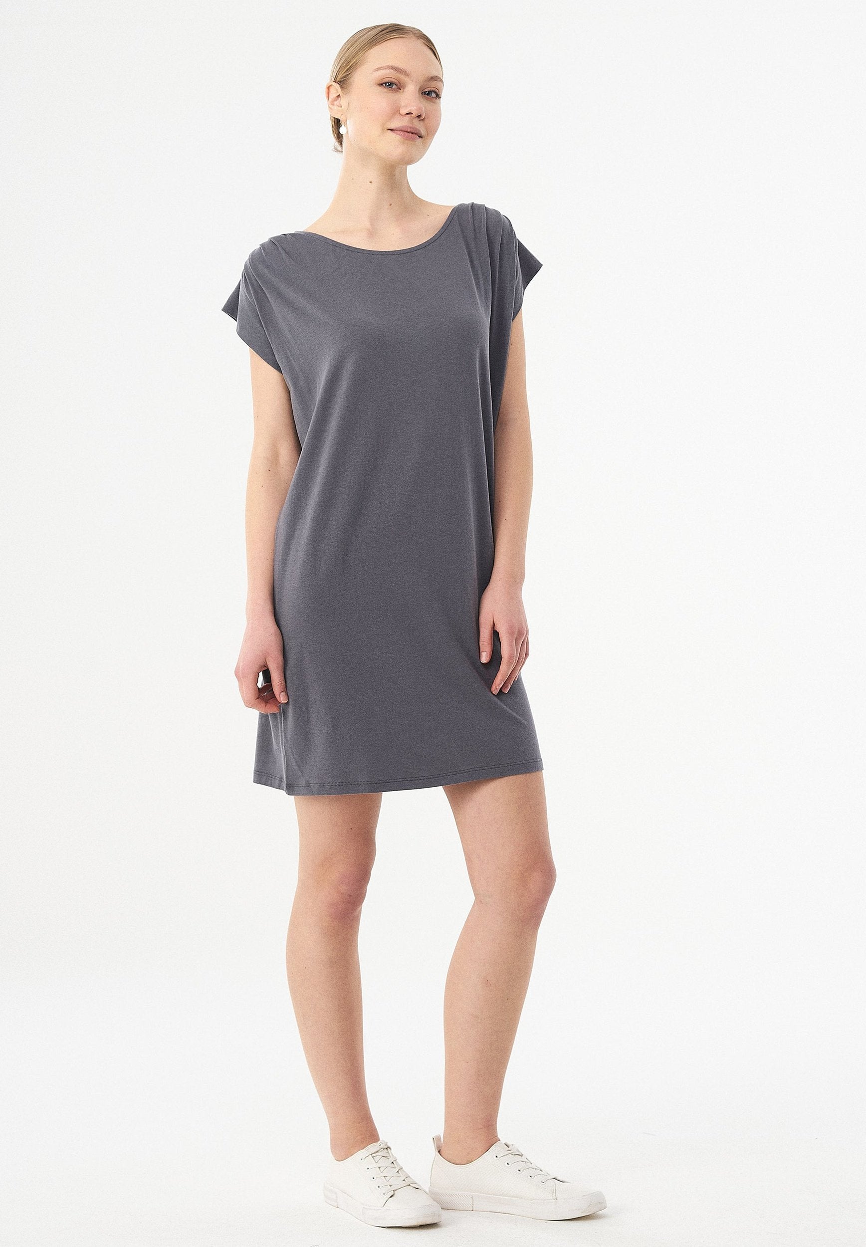 Jerseykleid aus TENCEL™ Lyocell und Bio-Baumwolle