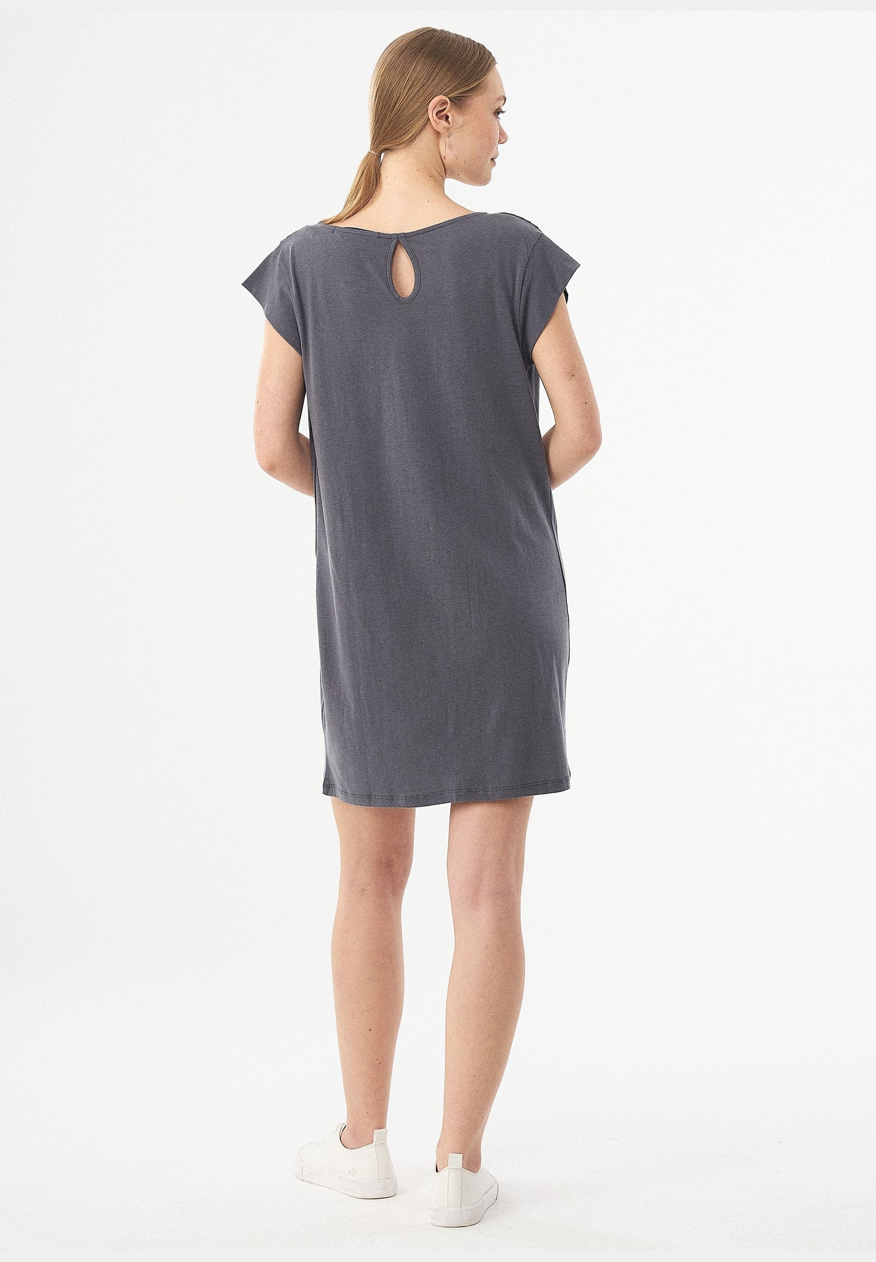 Jerseykleid aus TENCEL™ Lyocell und Bio-Baumwolle