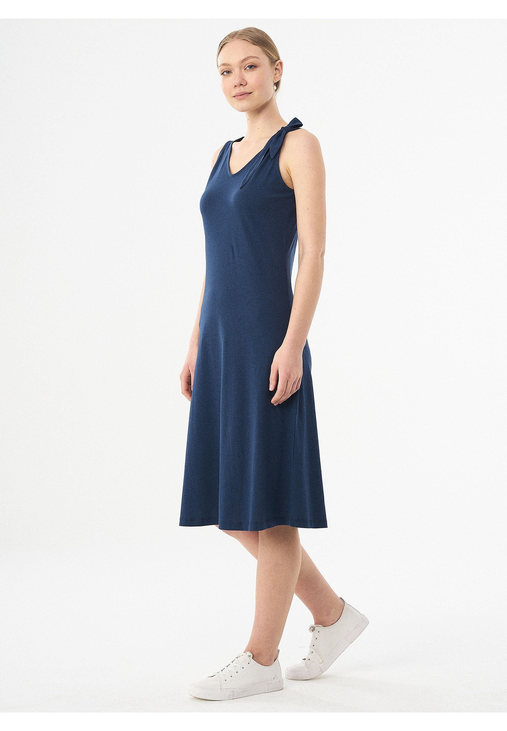 Jerseykleid aus TENCEL™ Lyocell und Bio-Baumwolle