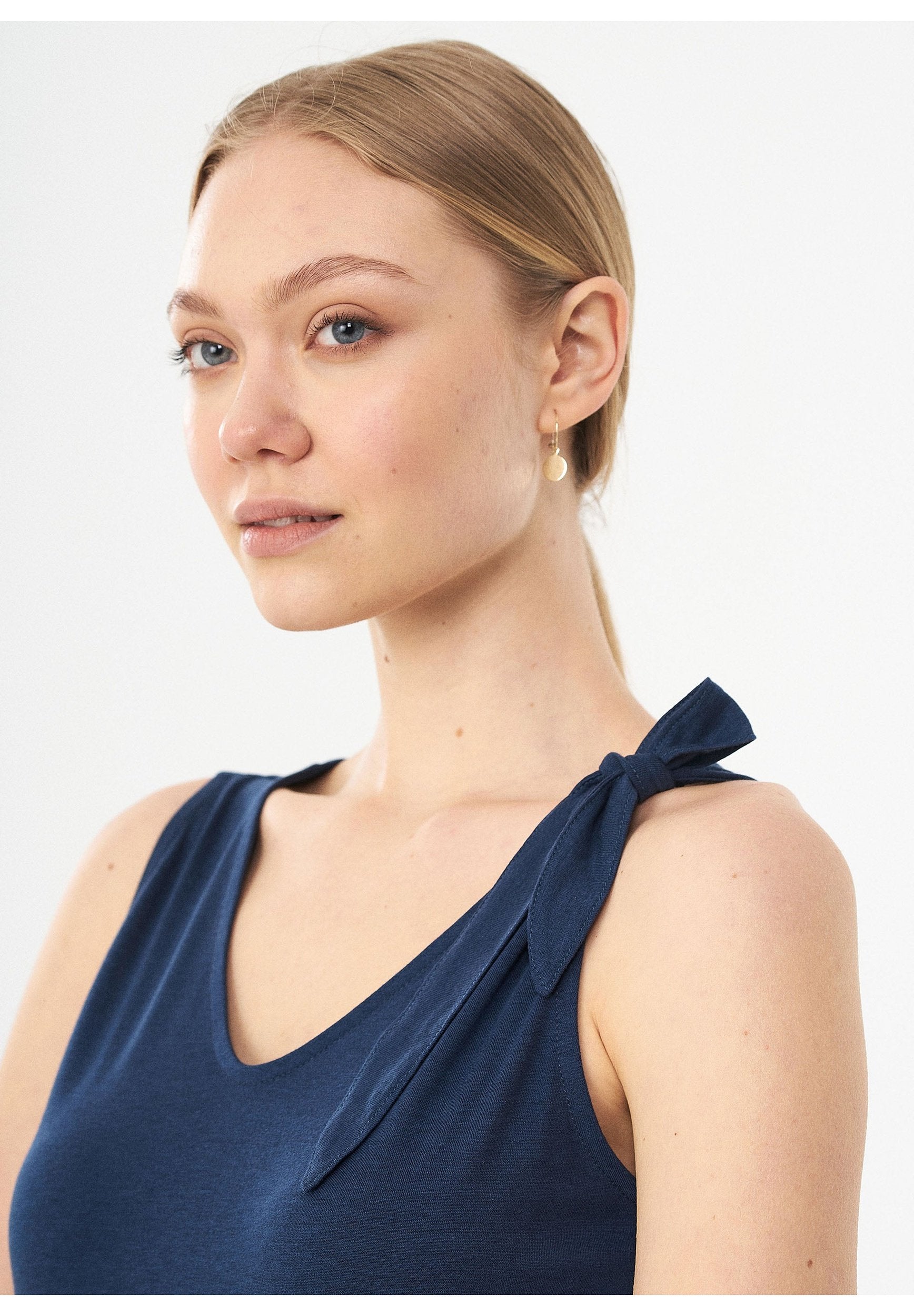 Jerseykleid aus TENCEL™ Lyocell und Bio-Baumwolle