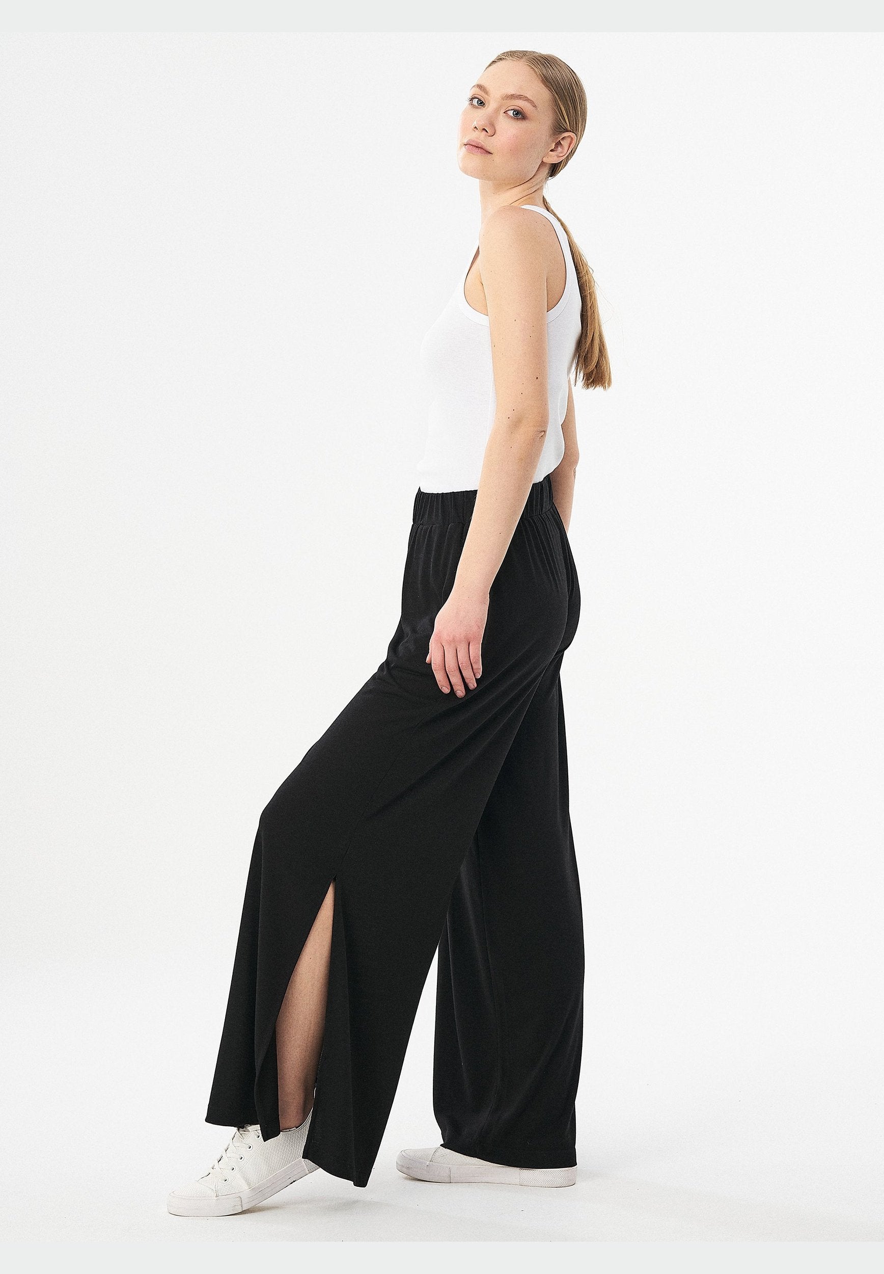 Palazzohose aus REPREVE® und LENZING™ ECOVERO™