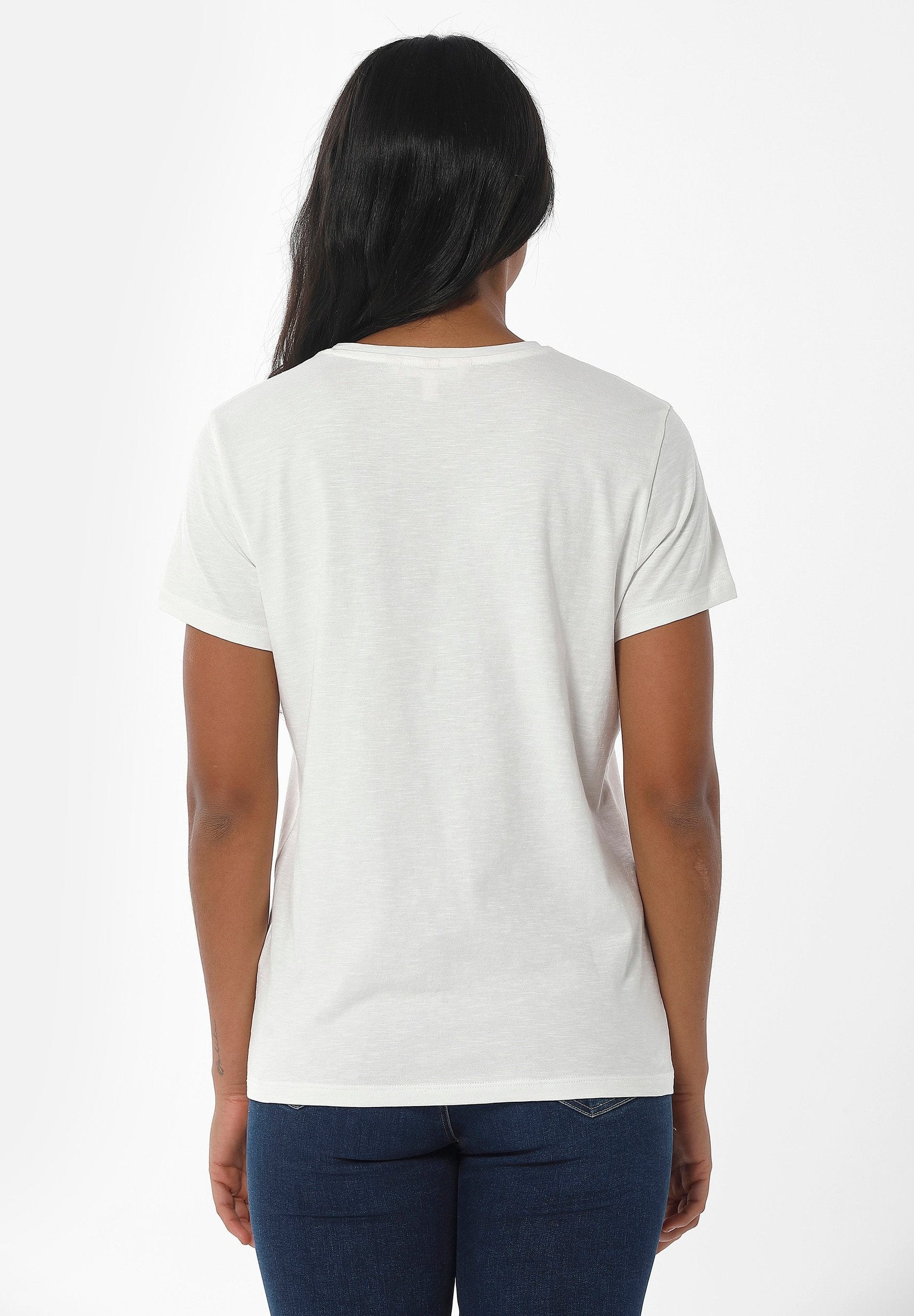 T-Shirt aus Bio-Baumwolle mit Print