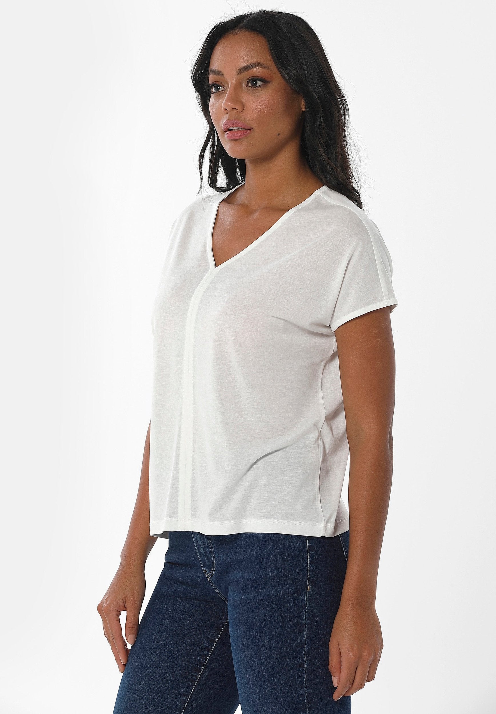 T-shirt aus TENCEL™ Lyocell und Bio-Baumwolle