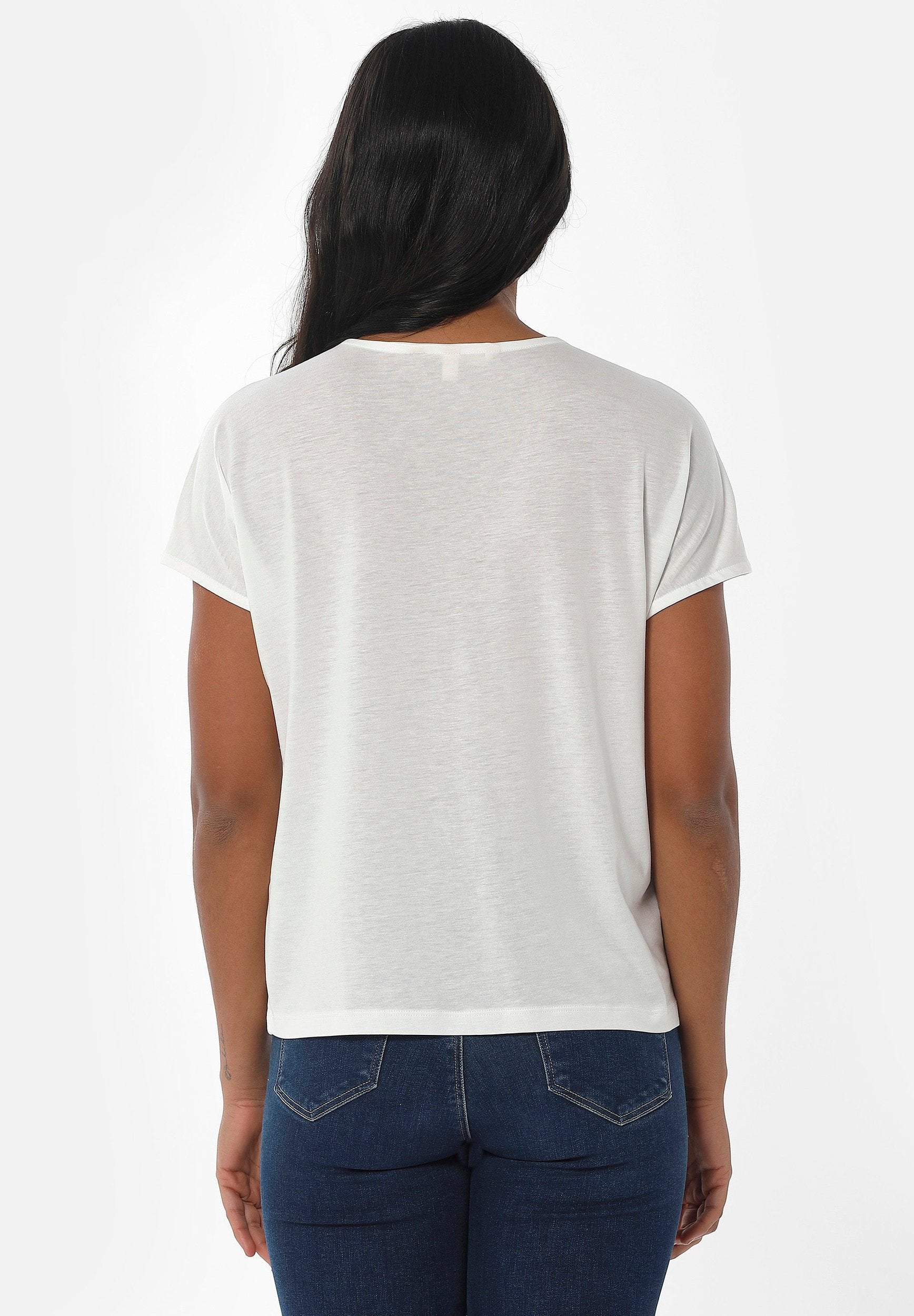 T-shirt aus TENCEL™ Lyocell und Bio-Baumwolle