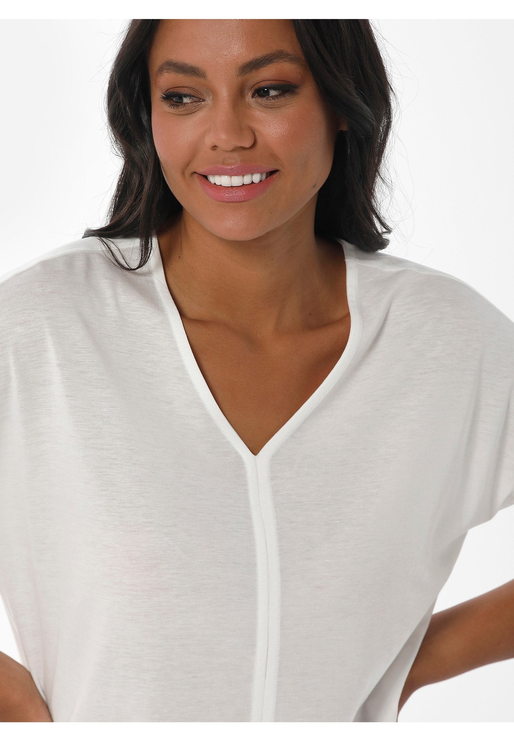 T-shirt aus TENCEL™ Lyocell und Bio-Baumwolle