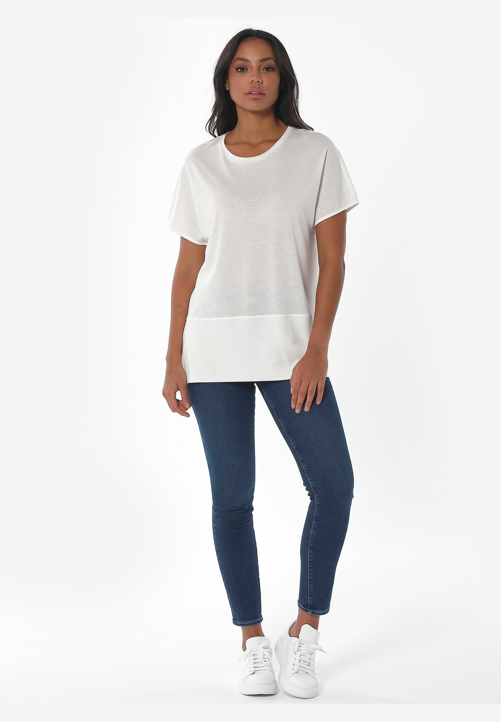 T-shirt aus TENCEL™ Lyocell und Bio-Baumwolle