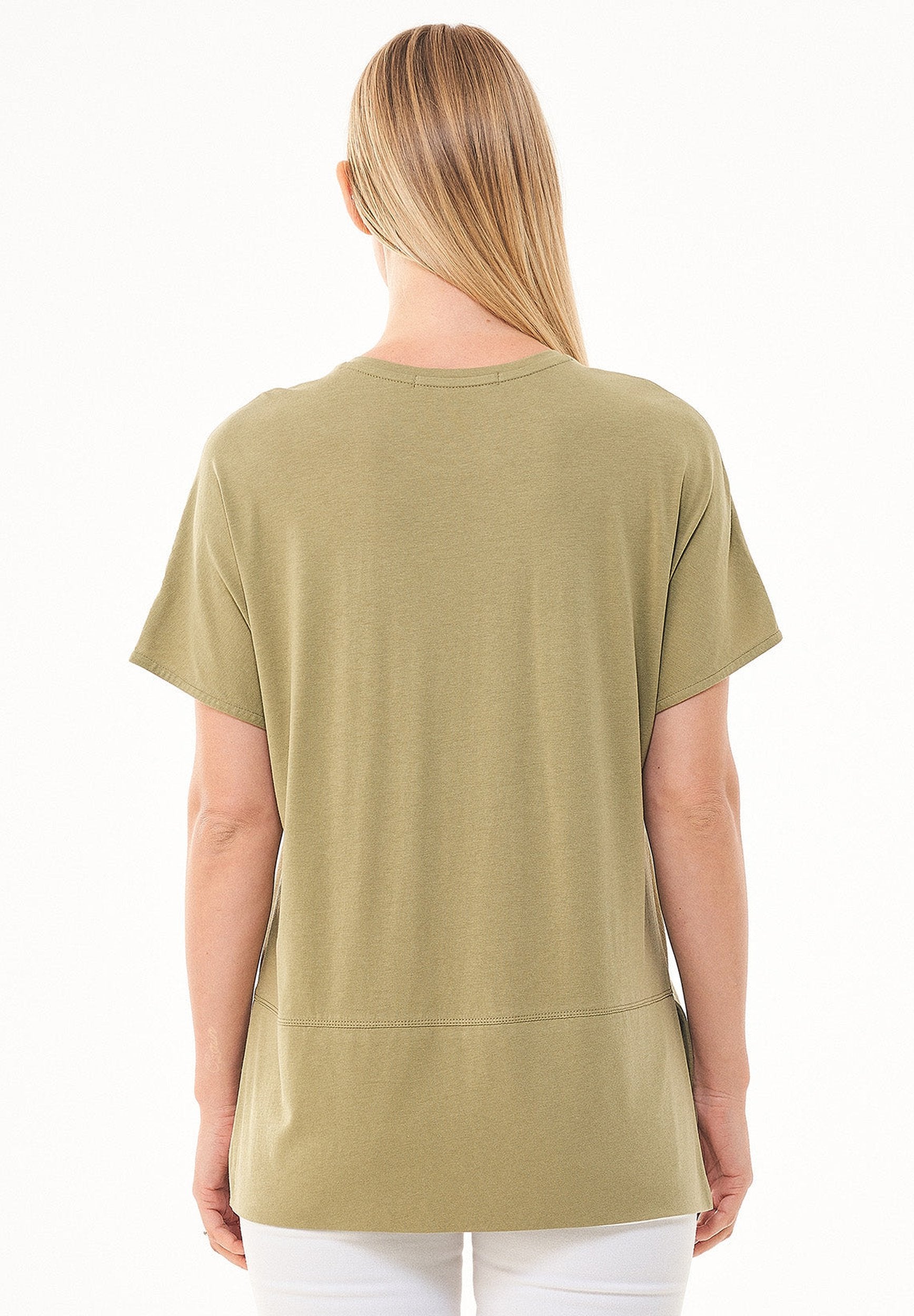 T-shirt aus TENCEL™ Lyocell und Bio-Baumwolle