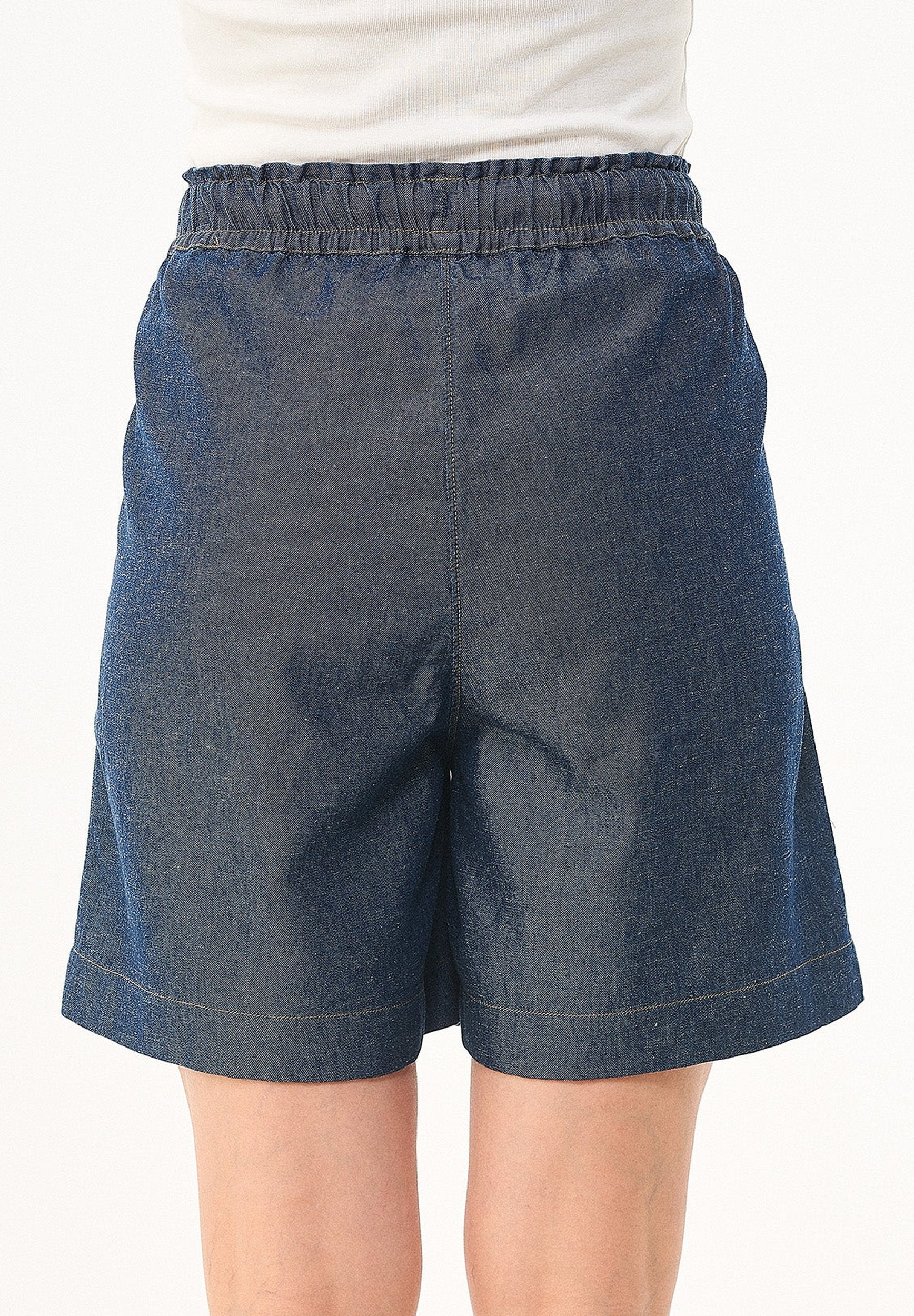 Denim-Shorts aus Bio-Baumwolle und TENCEL™ Lyocell mit Hanf