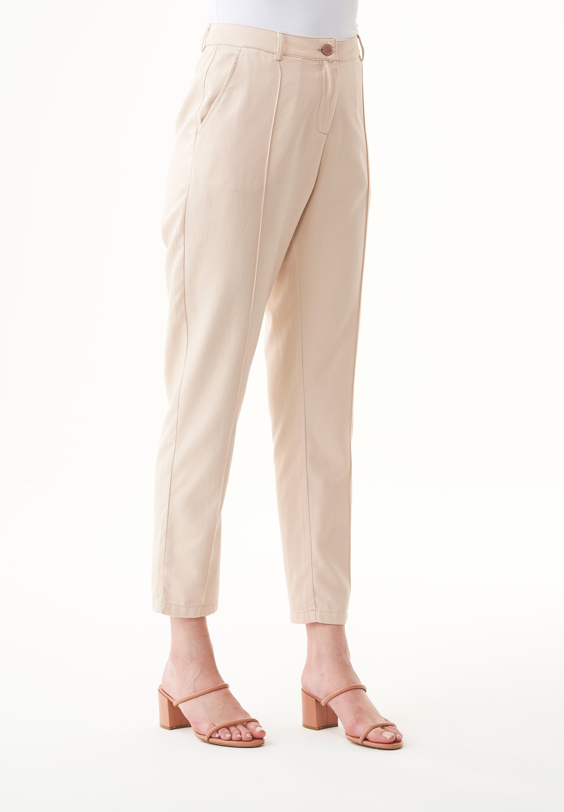Hose aus TENCEL™ Lyocell und Bio-Baumwolle