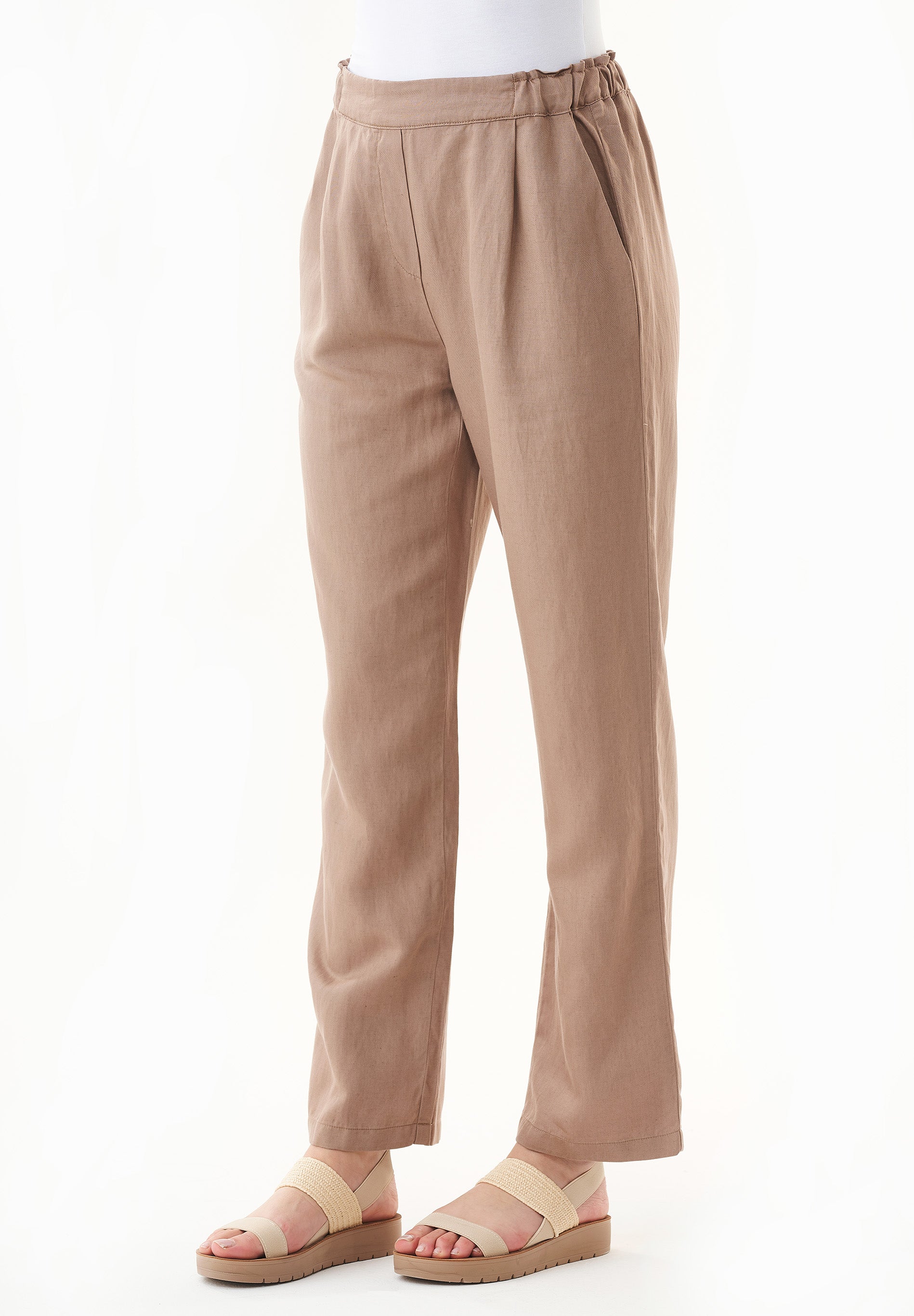 Hose aus TENCEL™ Lyocell und Leinen