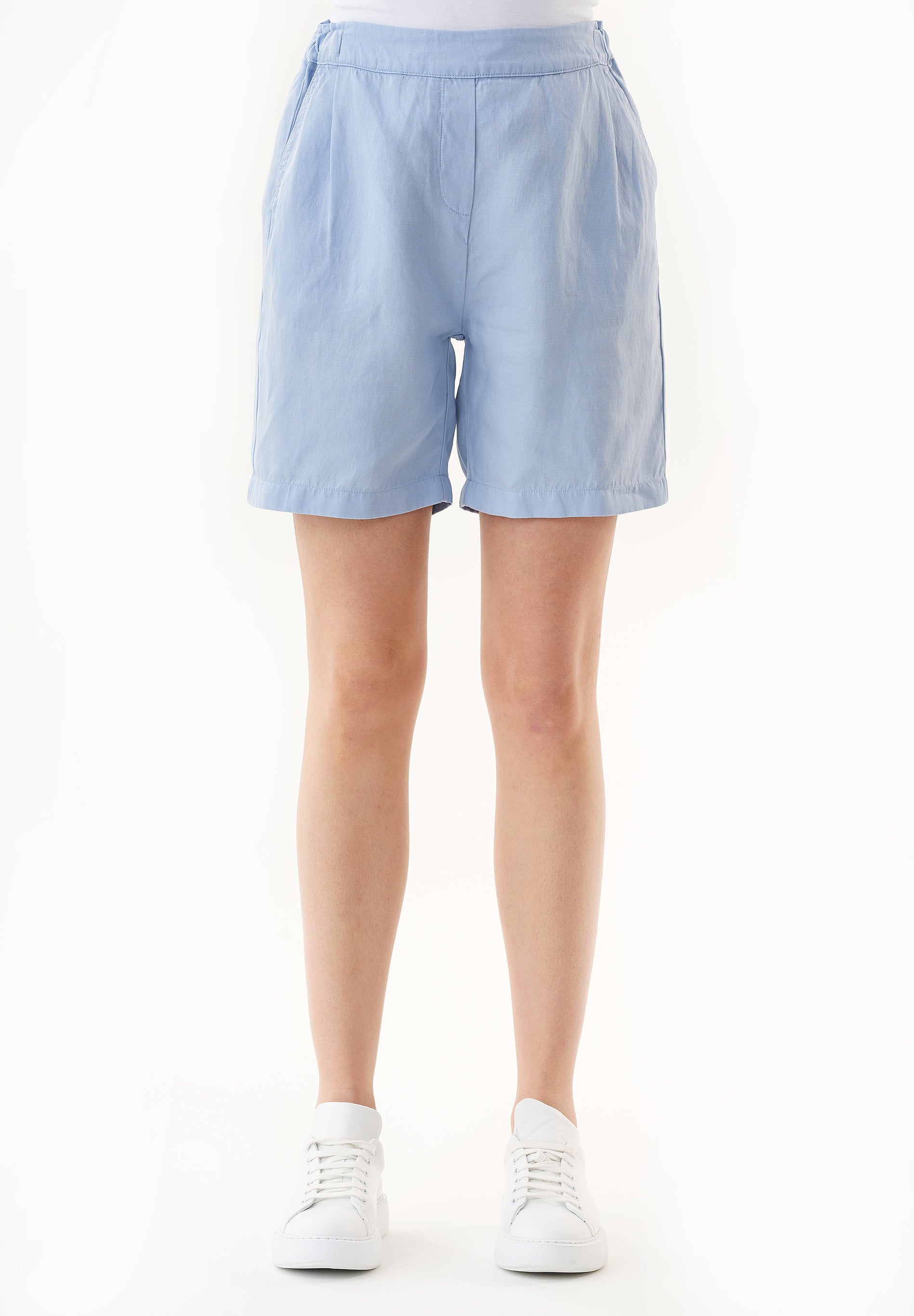 Shorts aus TENCEL™ Lyocell und Leinen