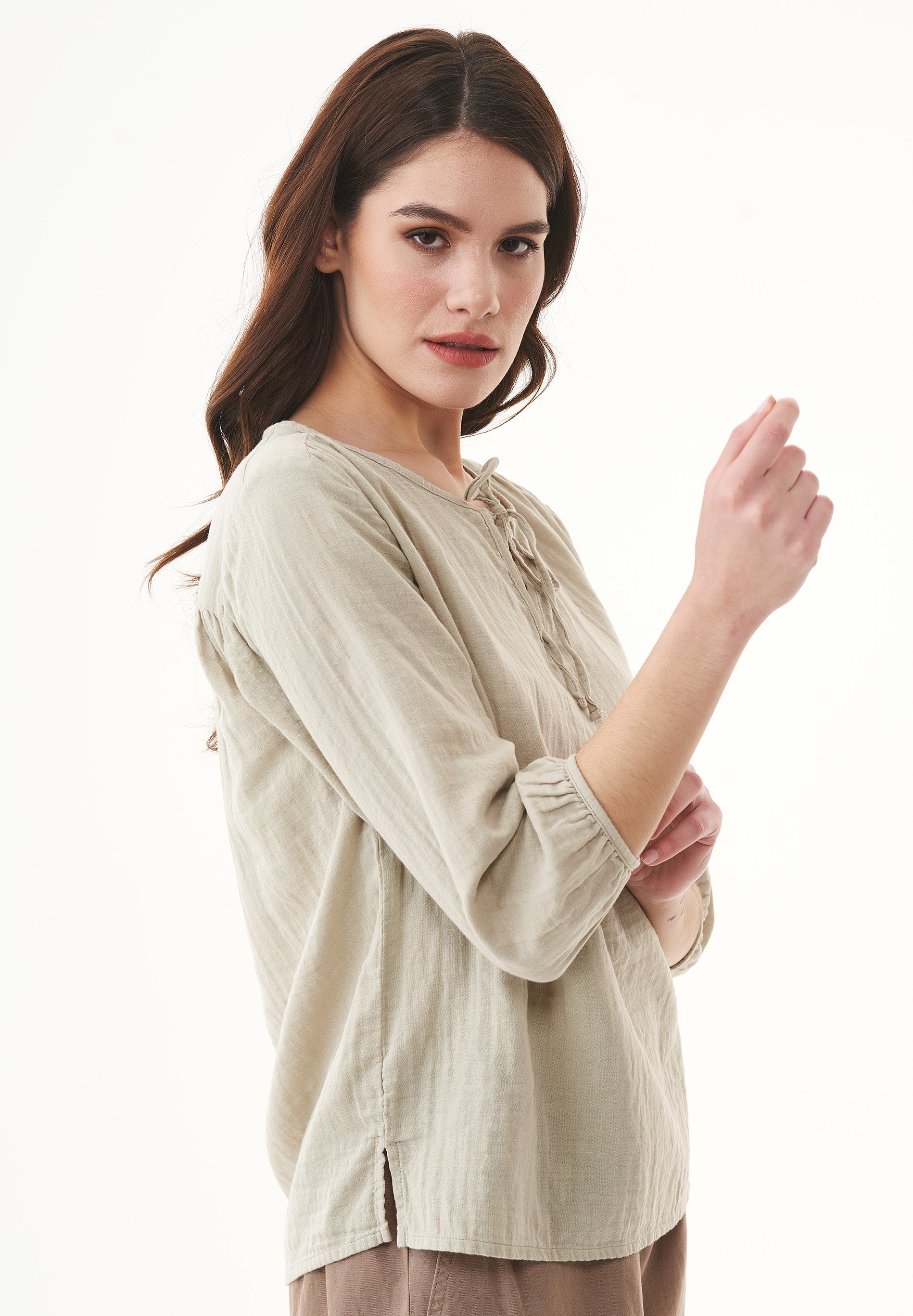 Bluse aus Bio-Baumwolle