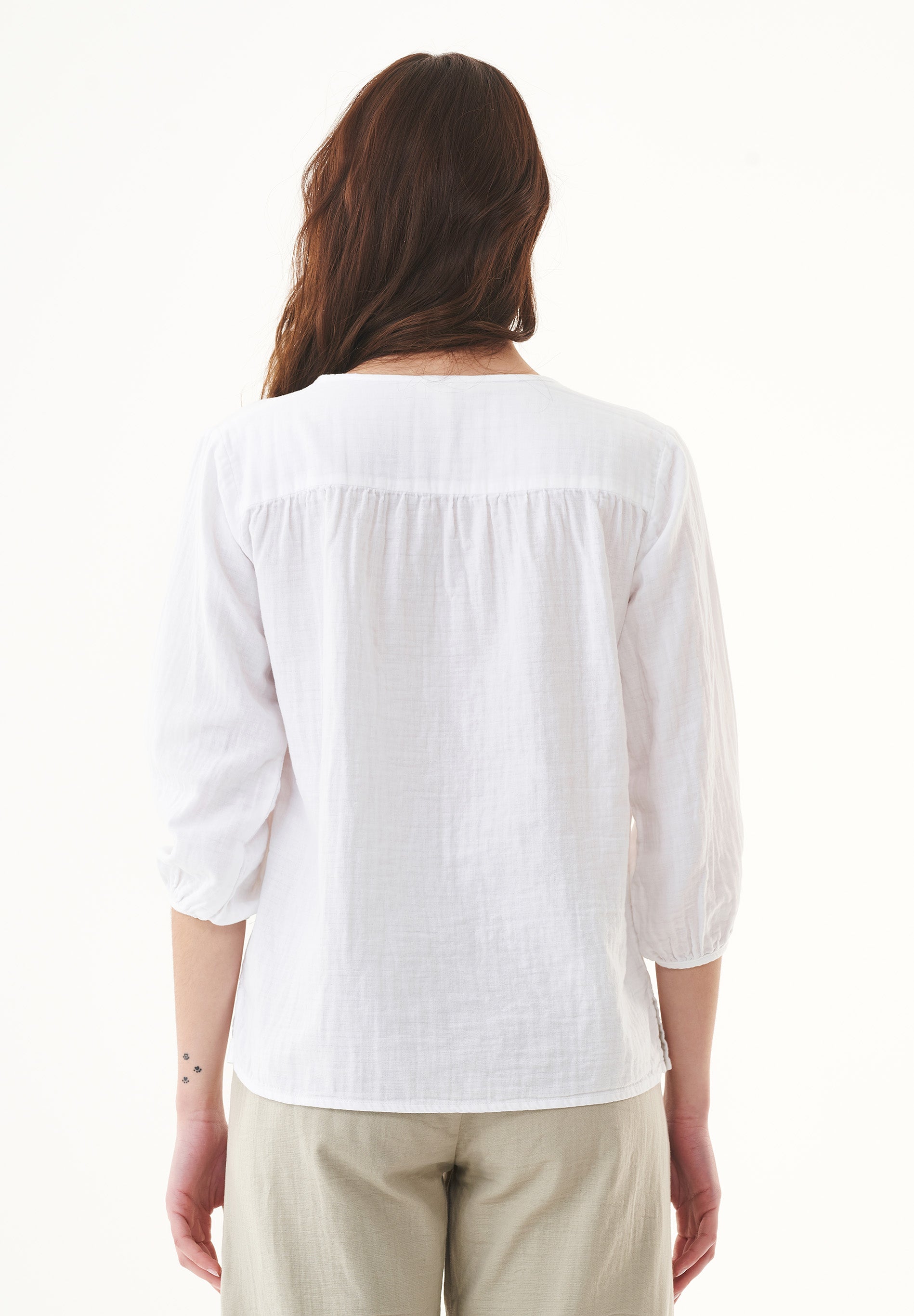 Bluse aus Bio-Baumwolle