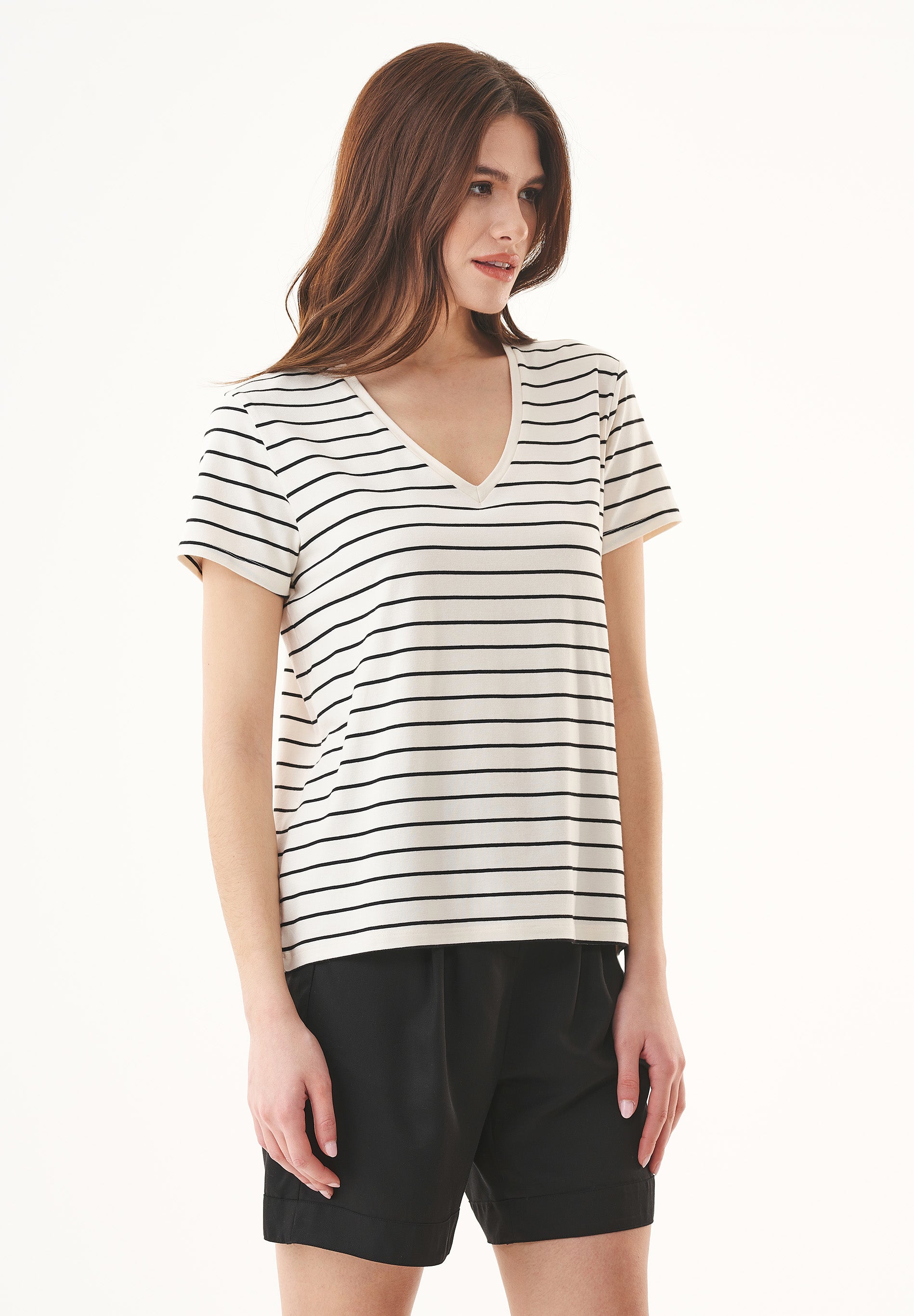 T-Shirt aus TENCEL™ Modal und Bio-Baumwolle
