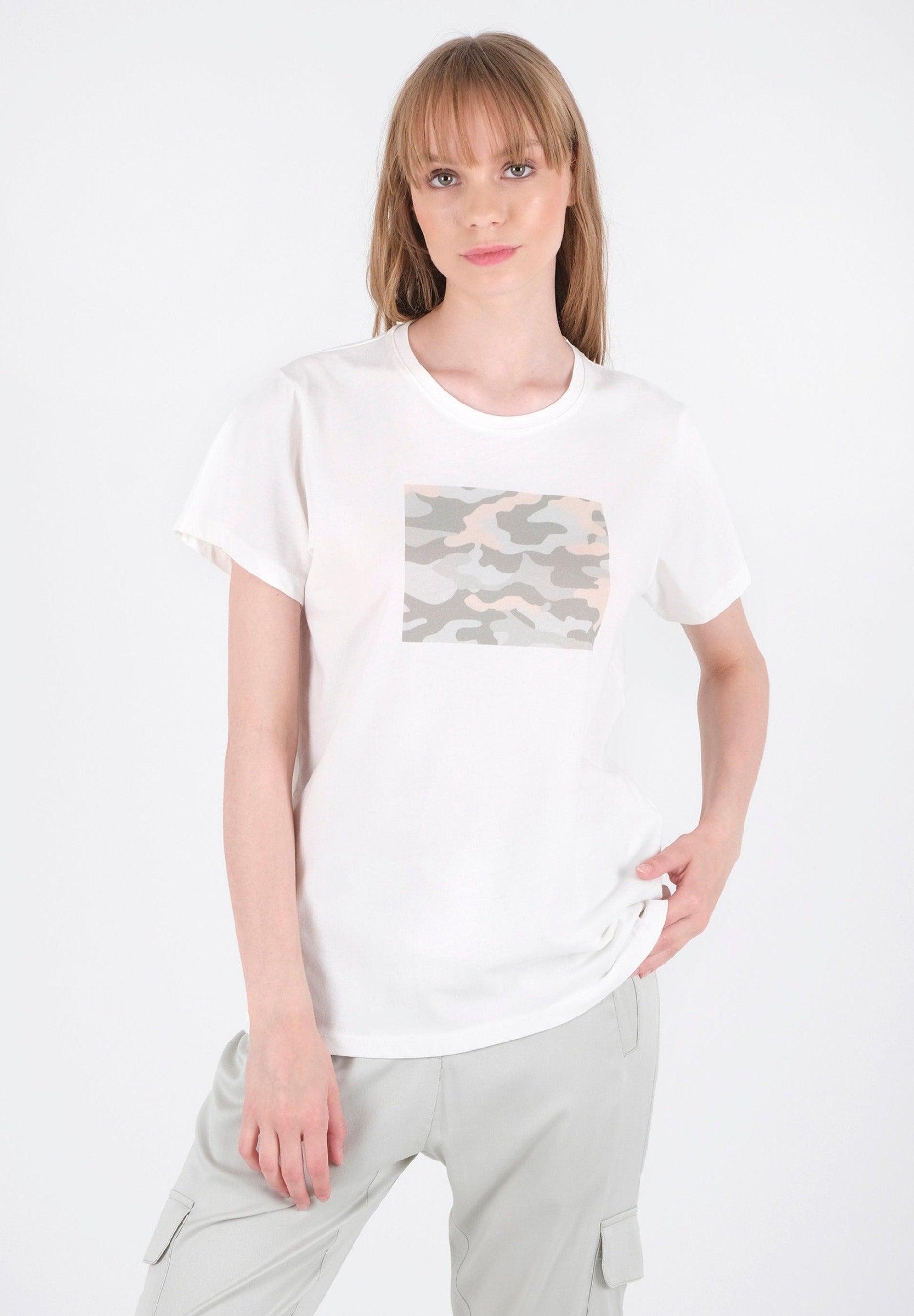 T-Shirt aus Bio-Baumwolle mit Camo-Print