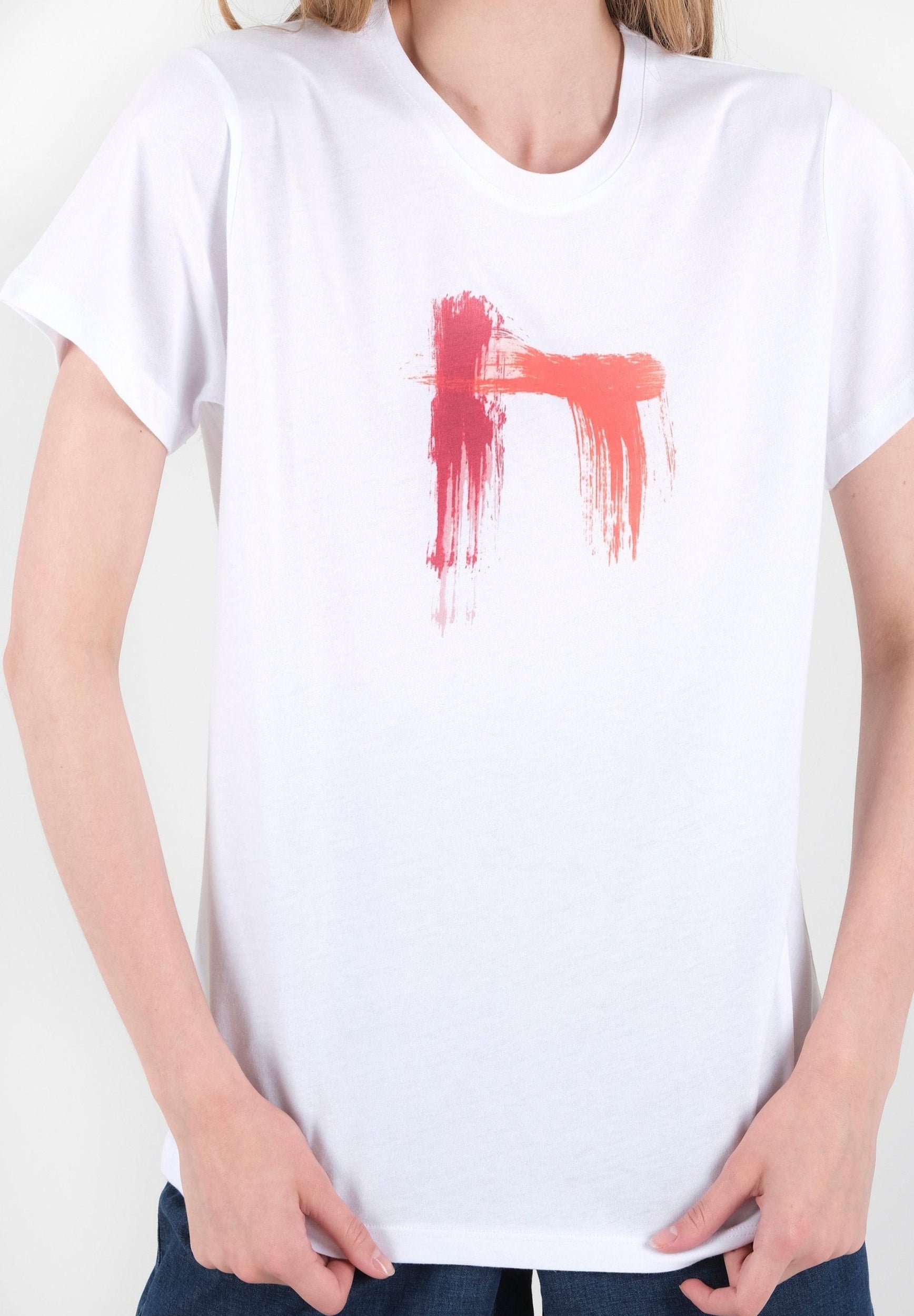 T-Shirt aus Bio-Baumwolle mit Print