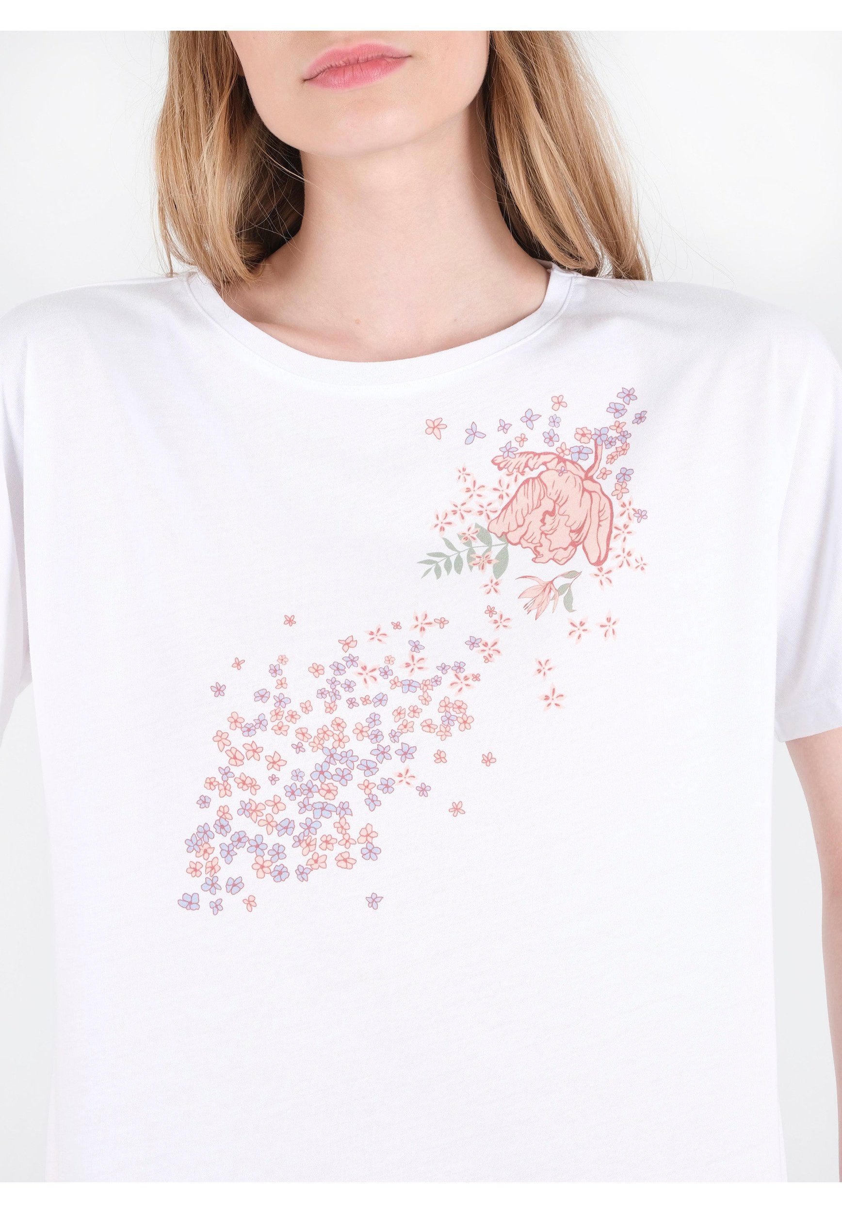 T-Shirt aus TENCEL™ Modal und Bio-Baumwolle mit Print