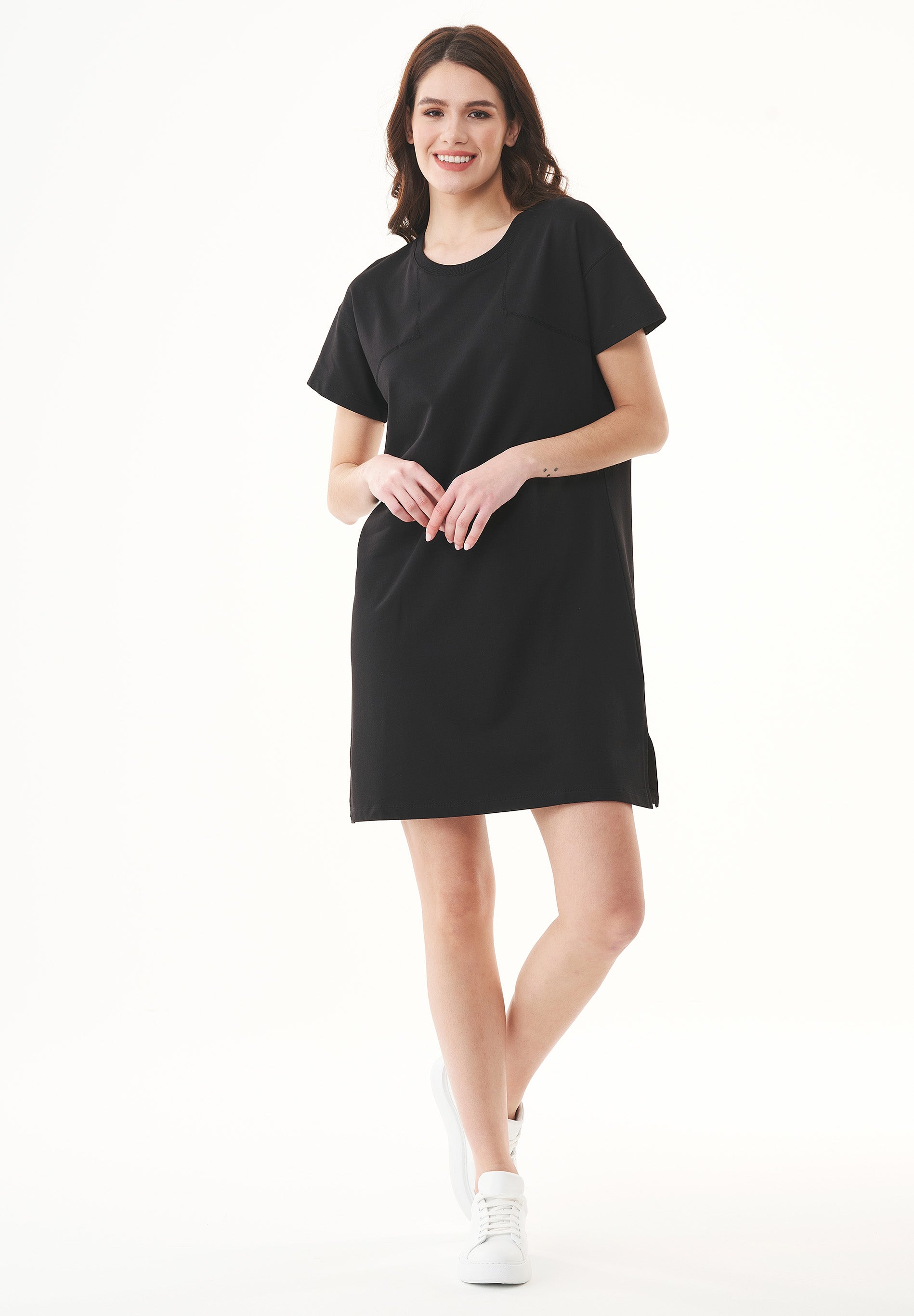 Sweatkleid aus Bio-Baumwolle und TENCEL™ Modal