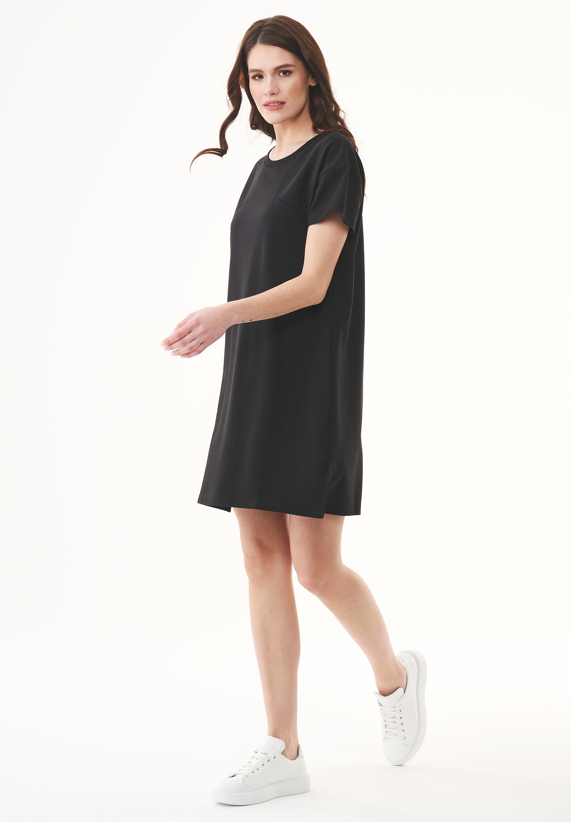Sweatkleid aus Bio-Baumwolle und TENCEL™ Modal