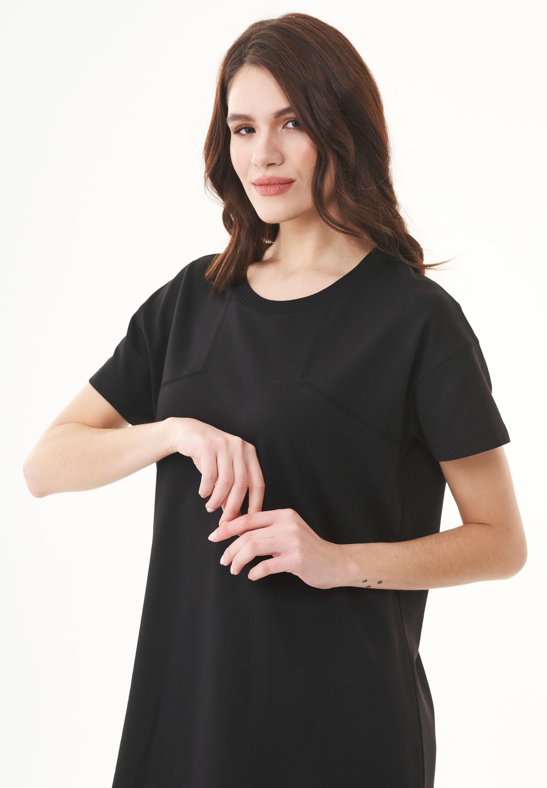 Sweatkleid aus Bio-Baumwolle und TENCEL™ Modal