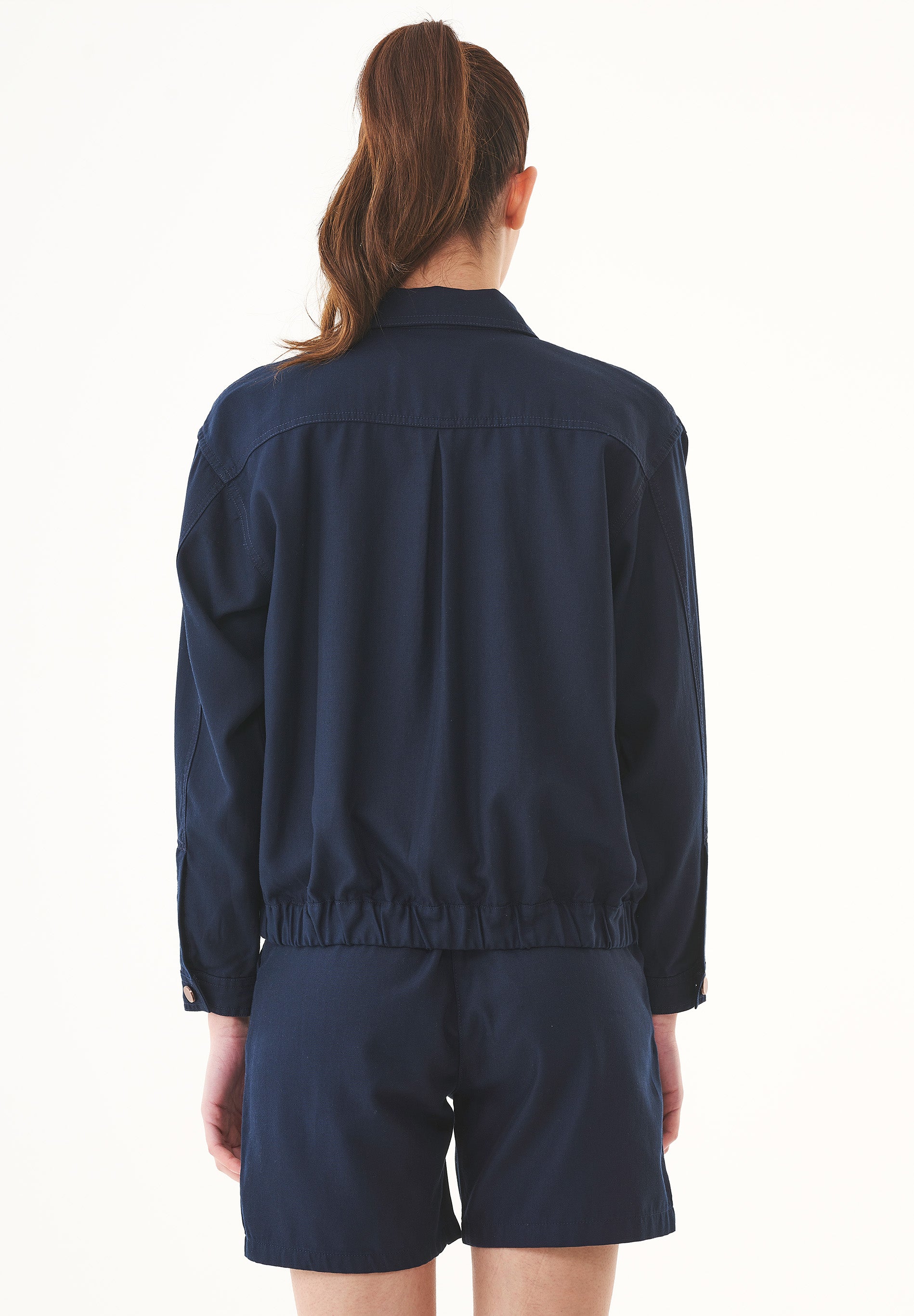 Hemdjacke aus TENCEL™ Lyocell und Bio-Baumwolle