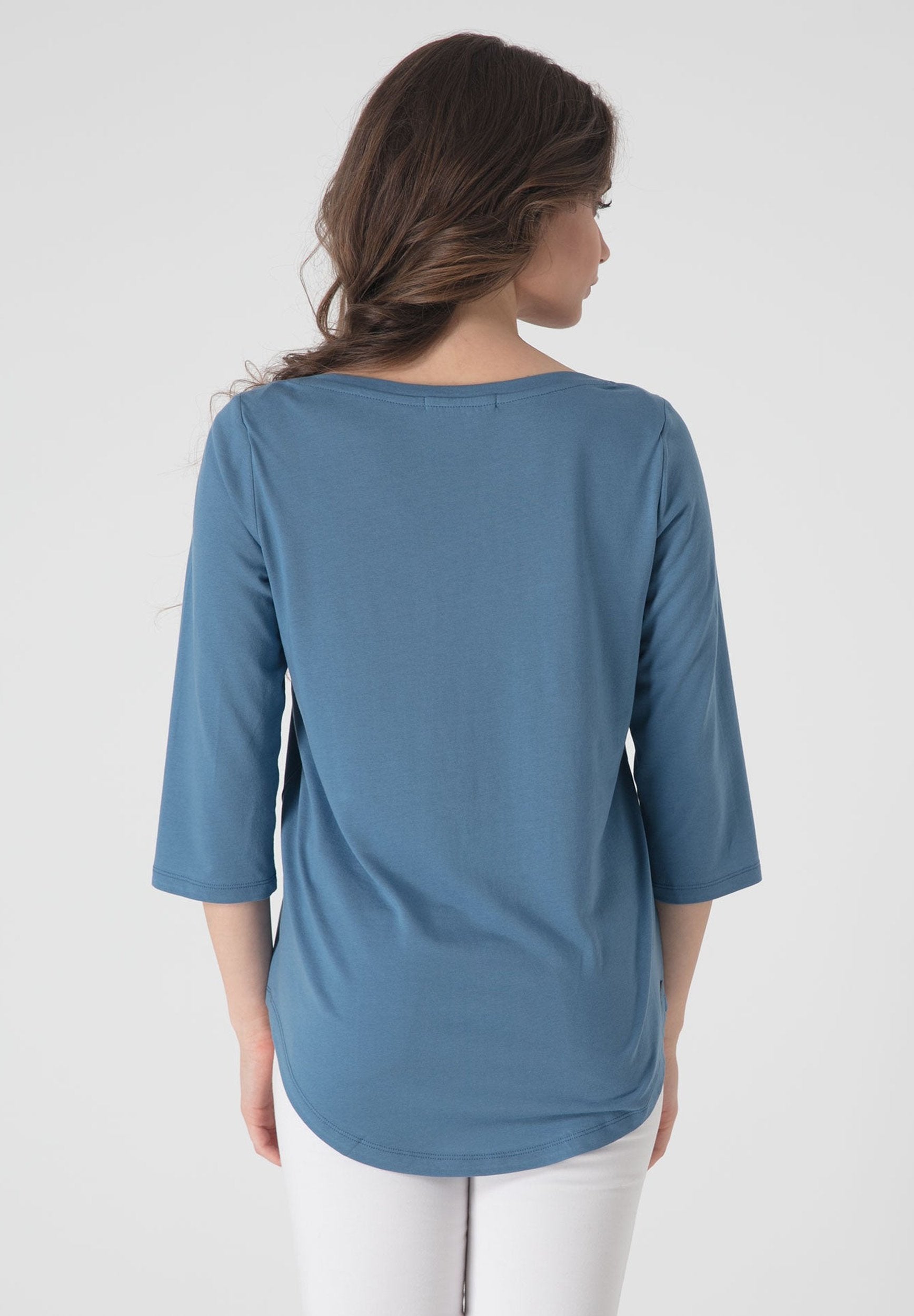3/4 Sleeve T-Shirt aus TENCEL™ Lyocell und Bio-Baumwolle